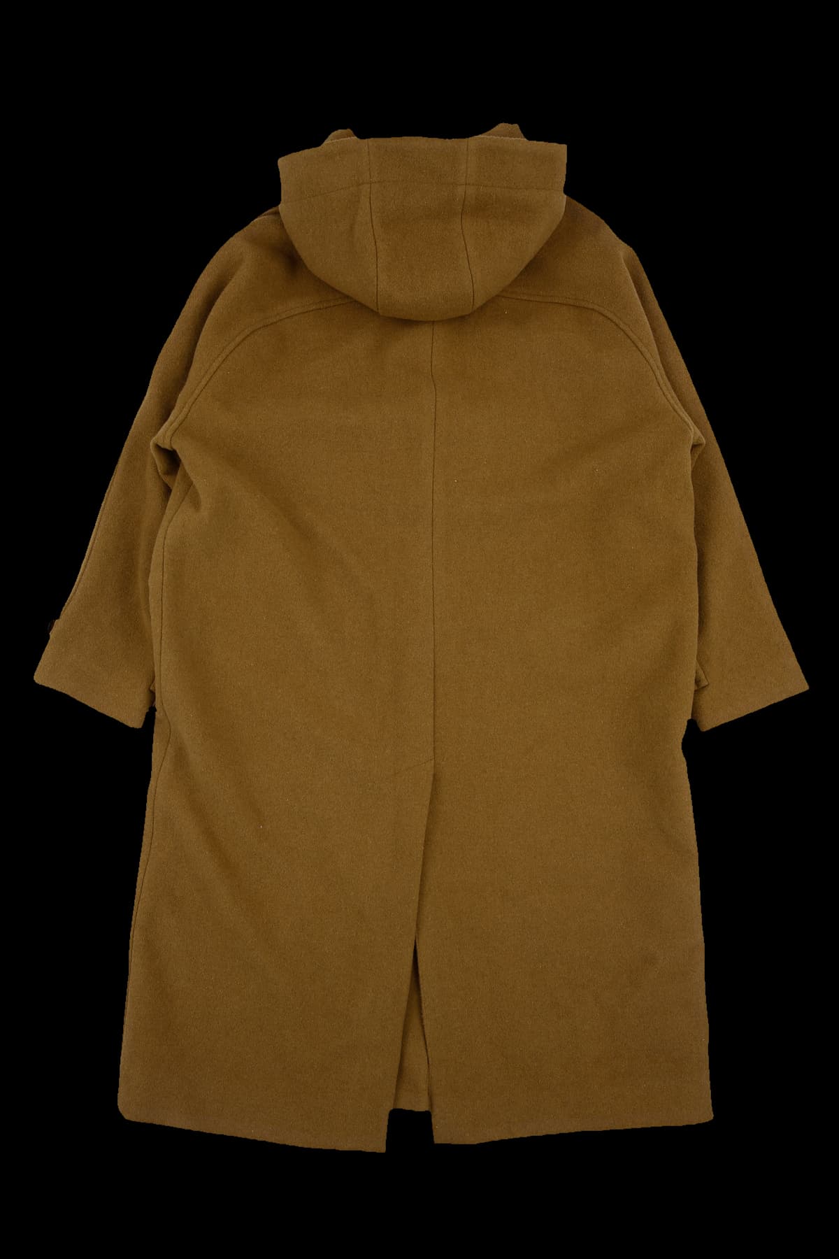 카멜 더플 버튼 코트