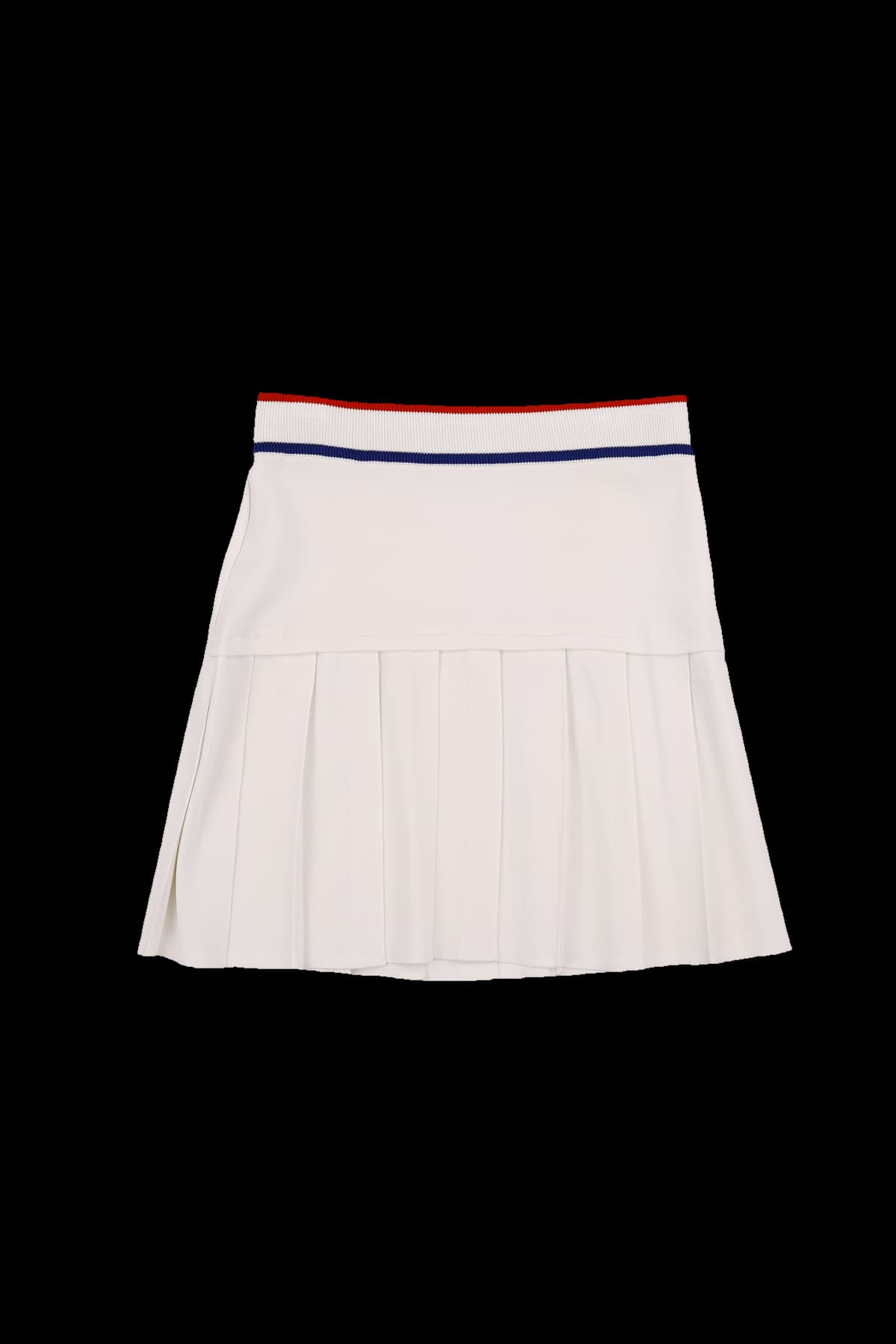 트리플 트랙 니트 스커트