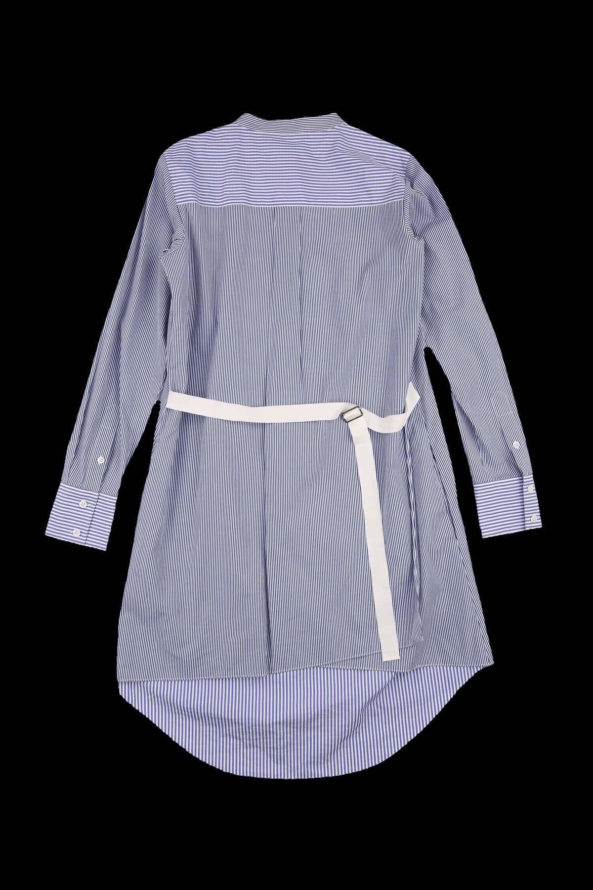 스트라이프 노카라 원피스