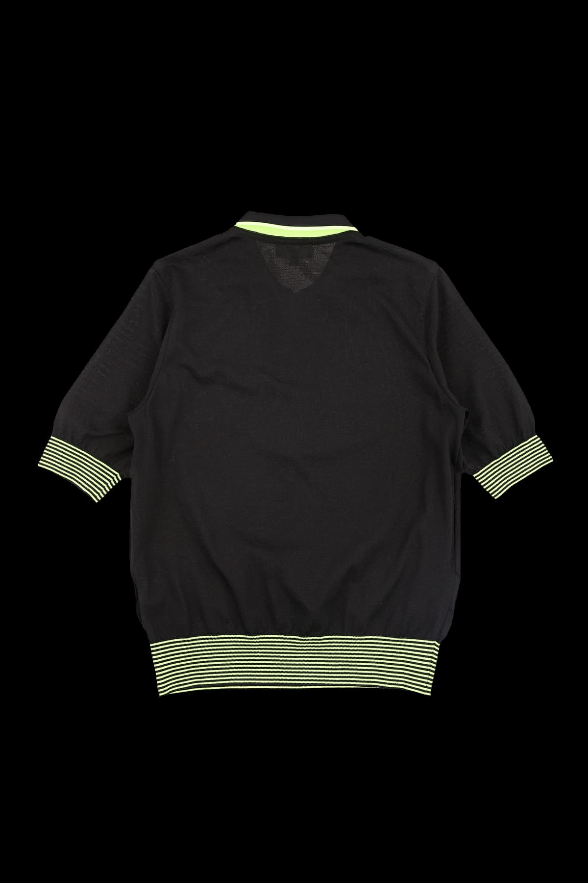 포인트 반집업 카라 티셔츠