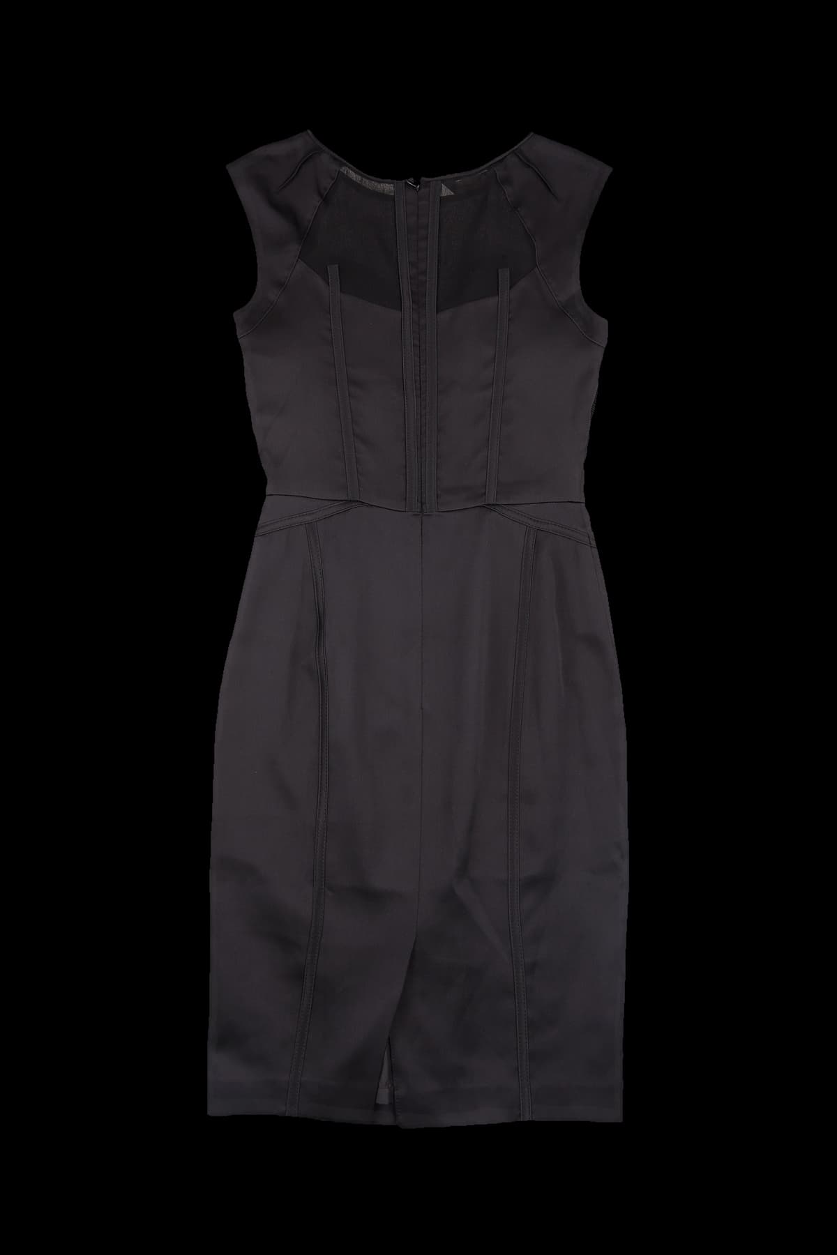 실크 셔링 라인 원피스