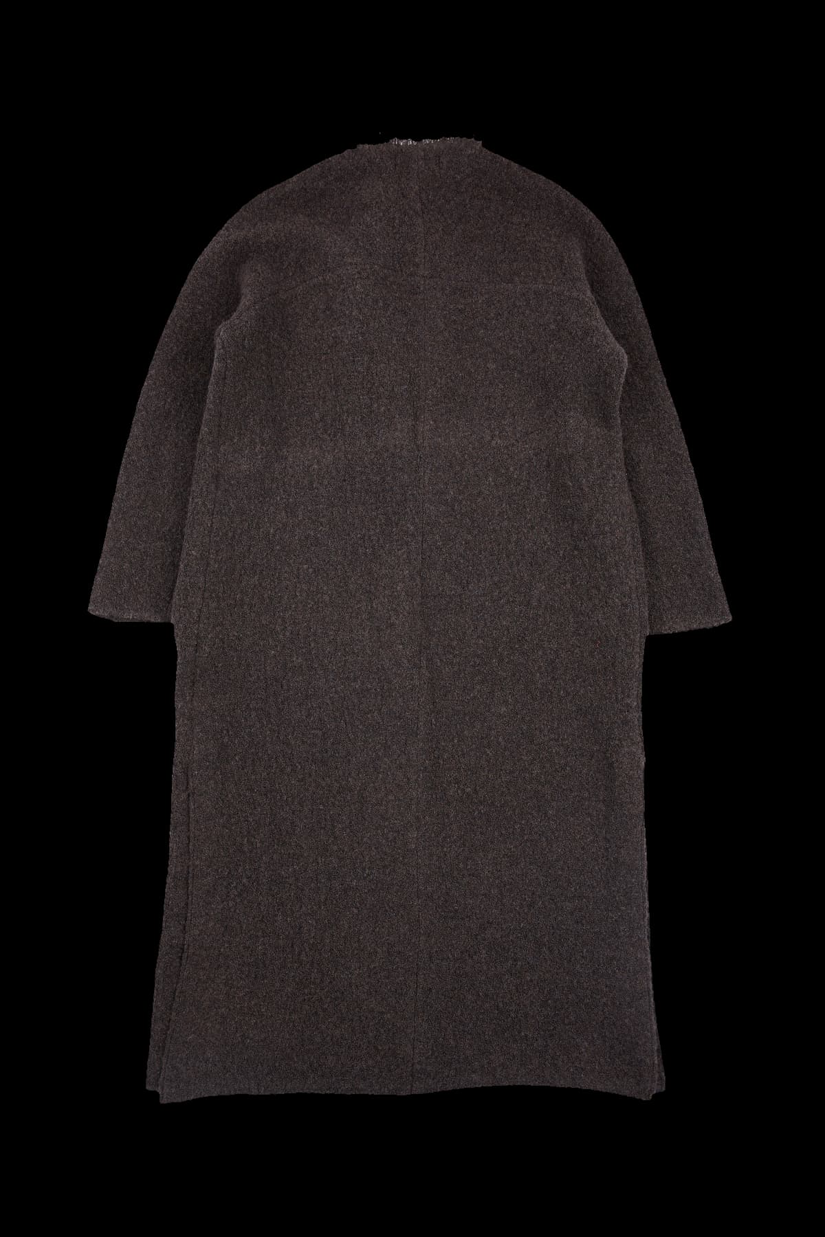 노 카라 롱 카디건