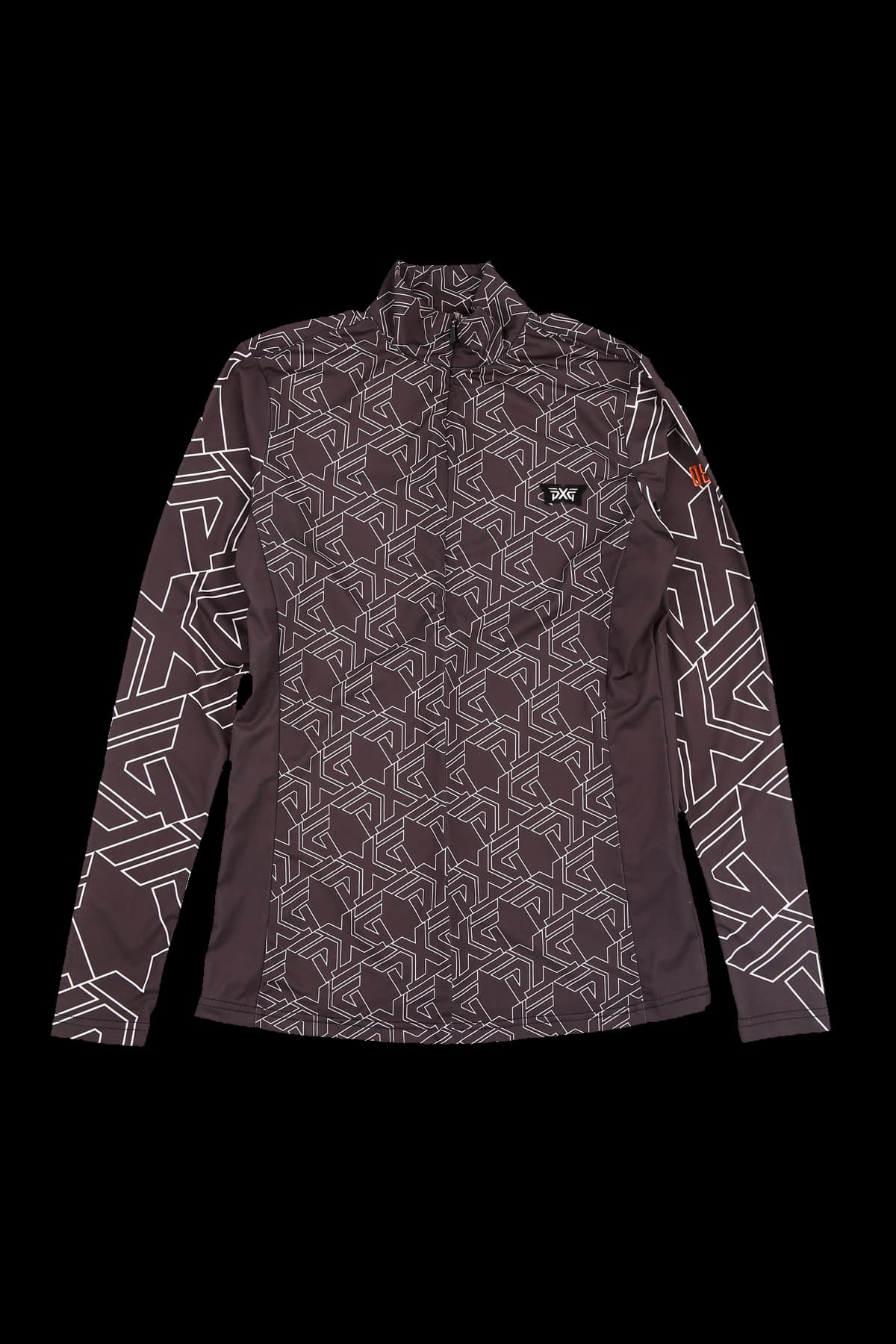 그래픽 하프 집업 티셔츠