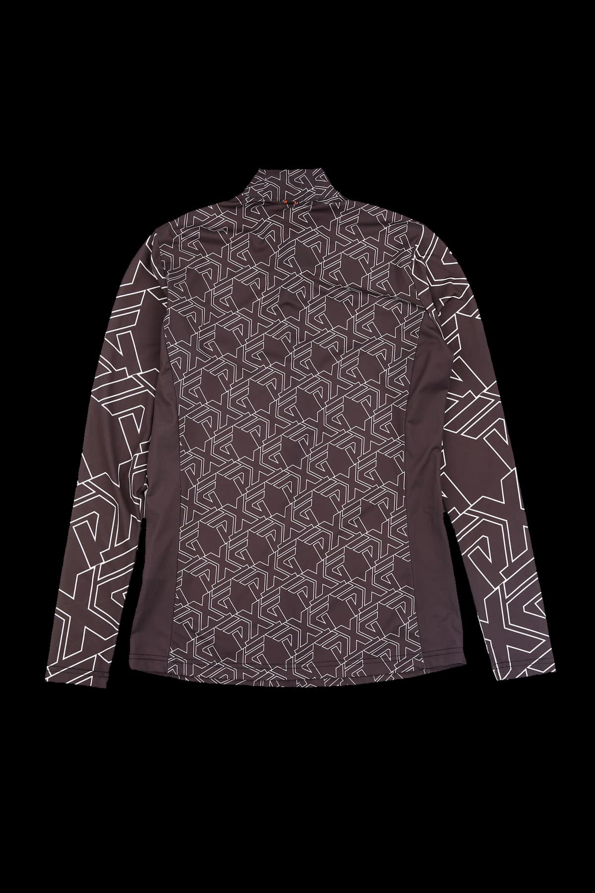 그래픽 하프 집업 티셔츠