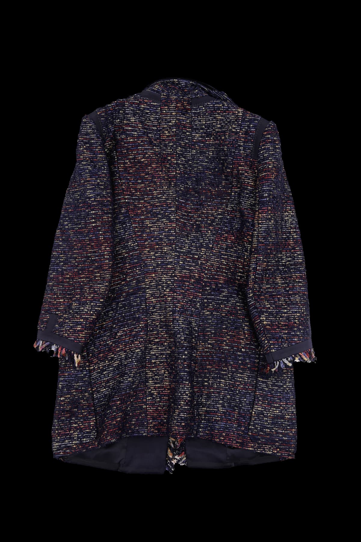 카라 트위드 자켓