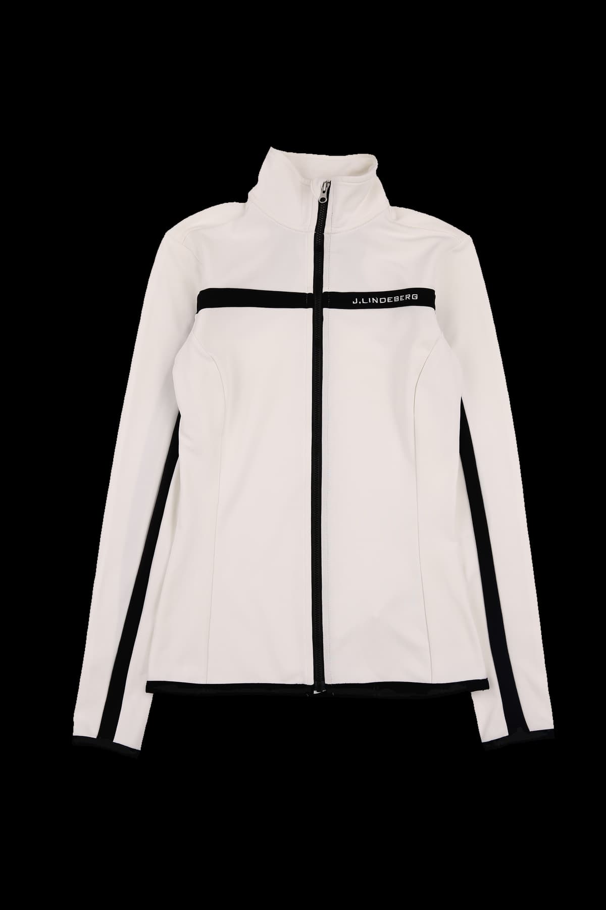 배색라인 집업 자켓