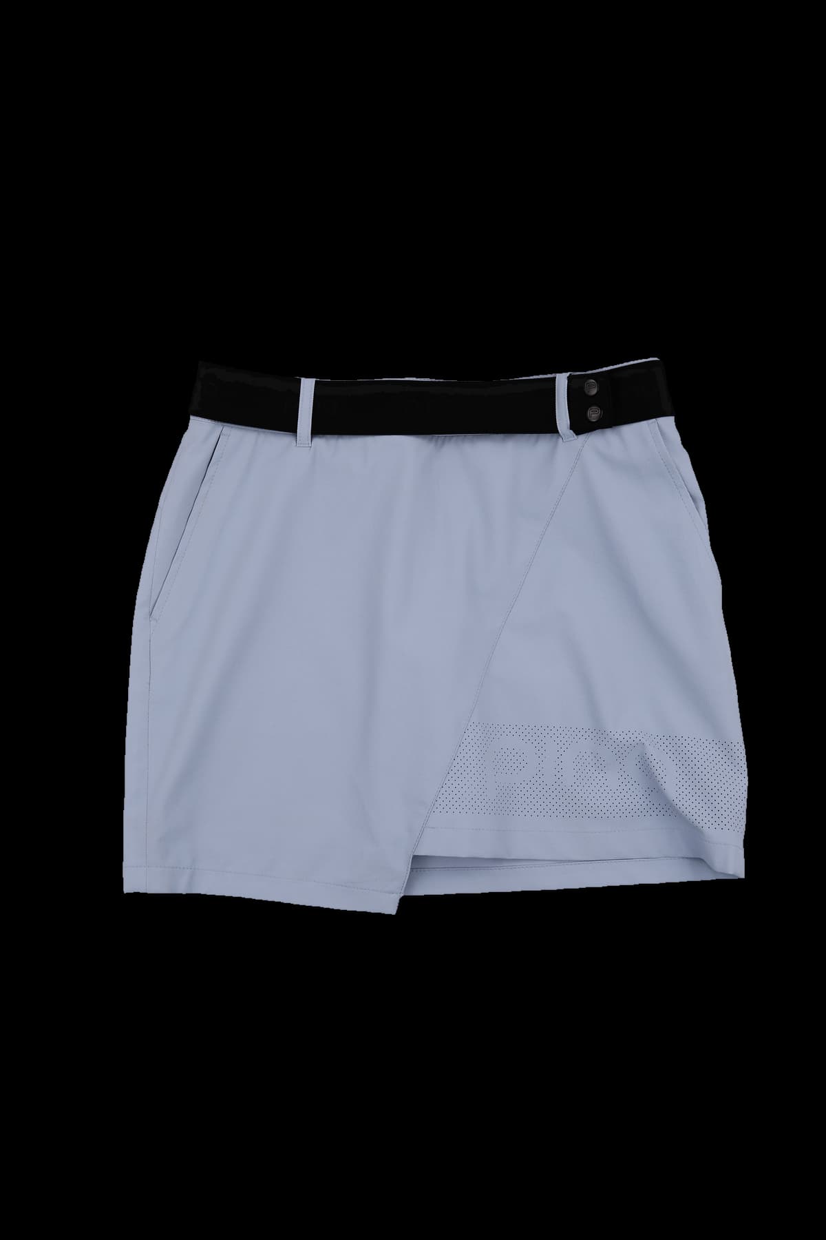 언발 펀칭 큐롯 스커트