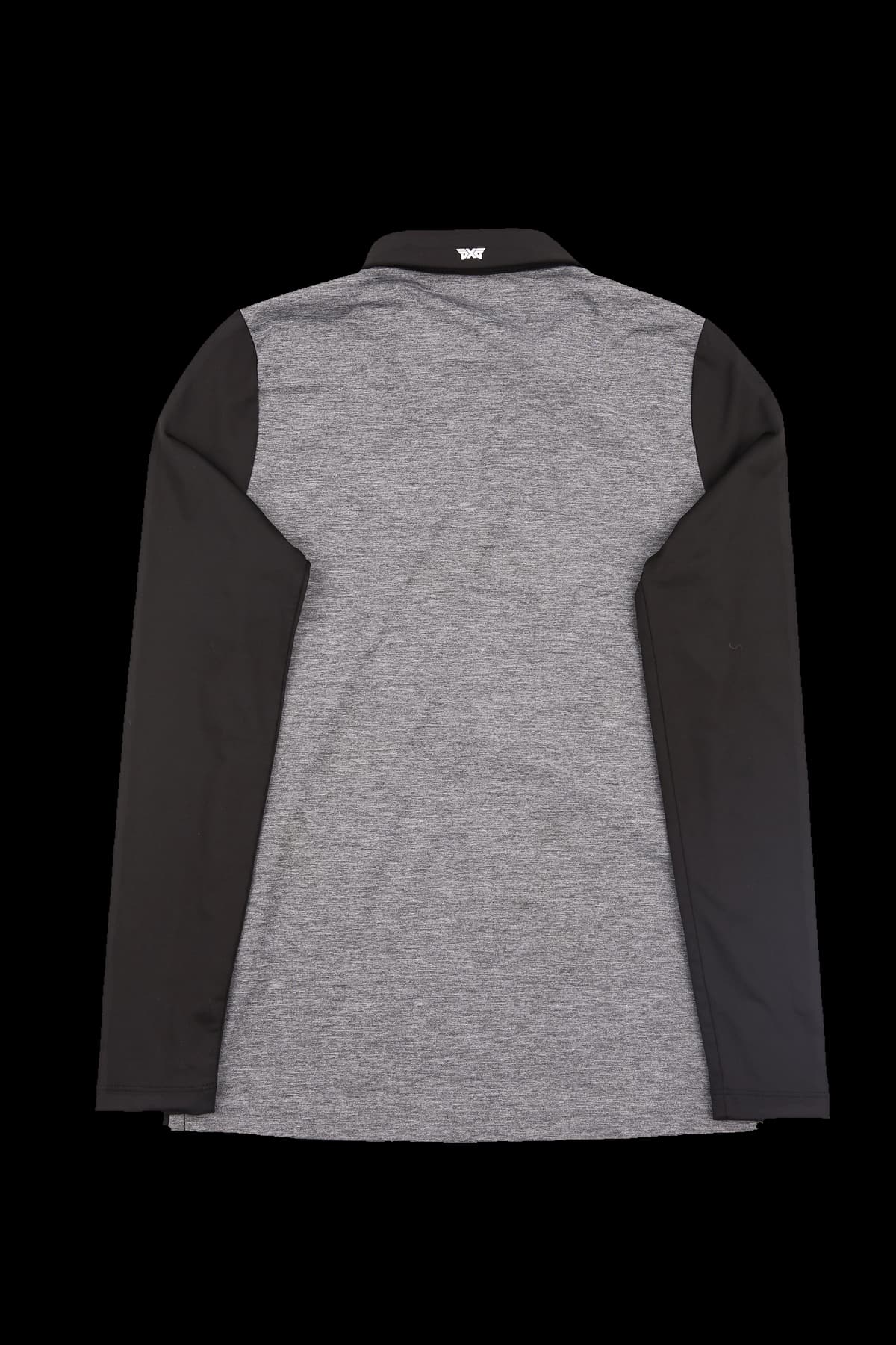 배색 로고 긴팔 카라 티셔츠