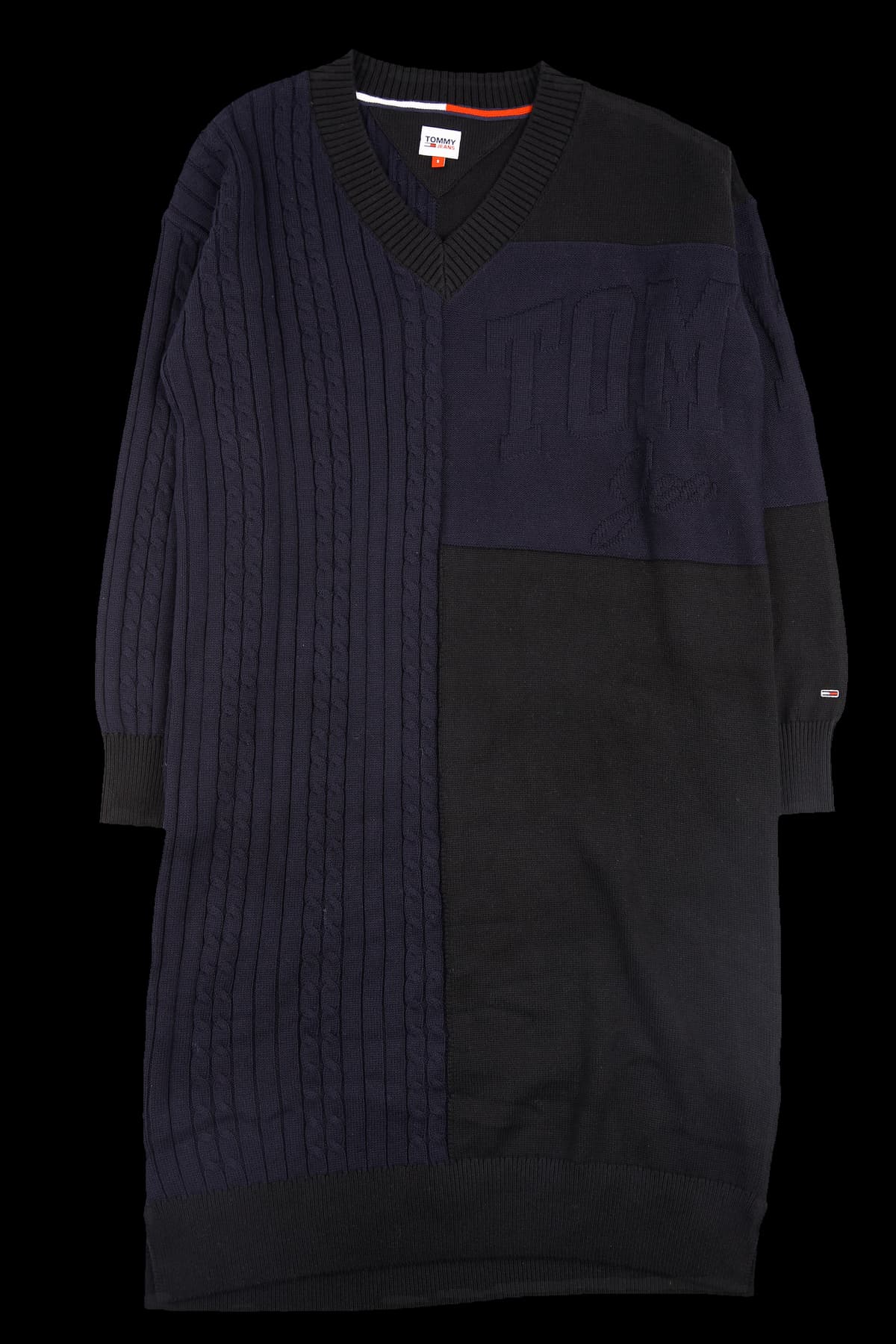 울 케이블 니트 원피스