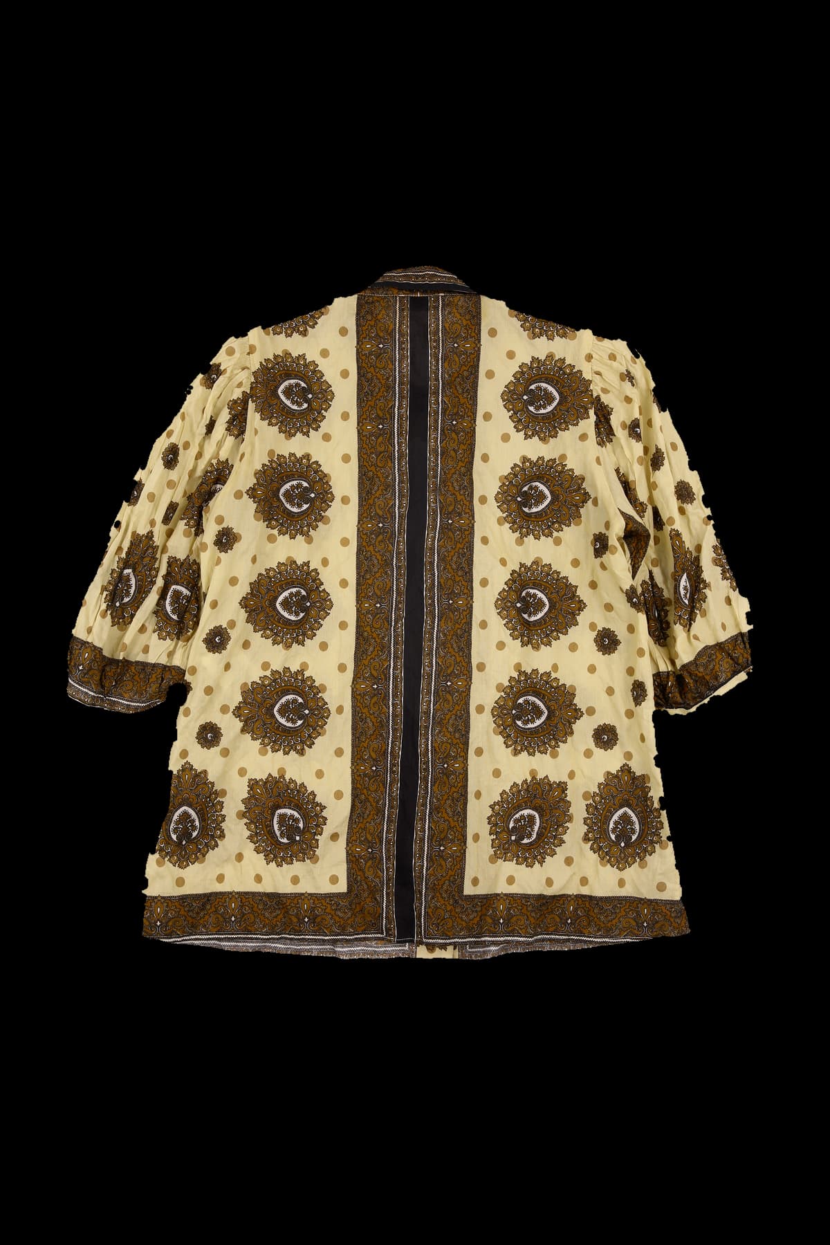 페이즐리 패턴 셔츠