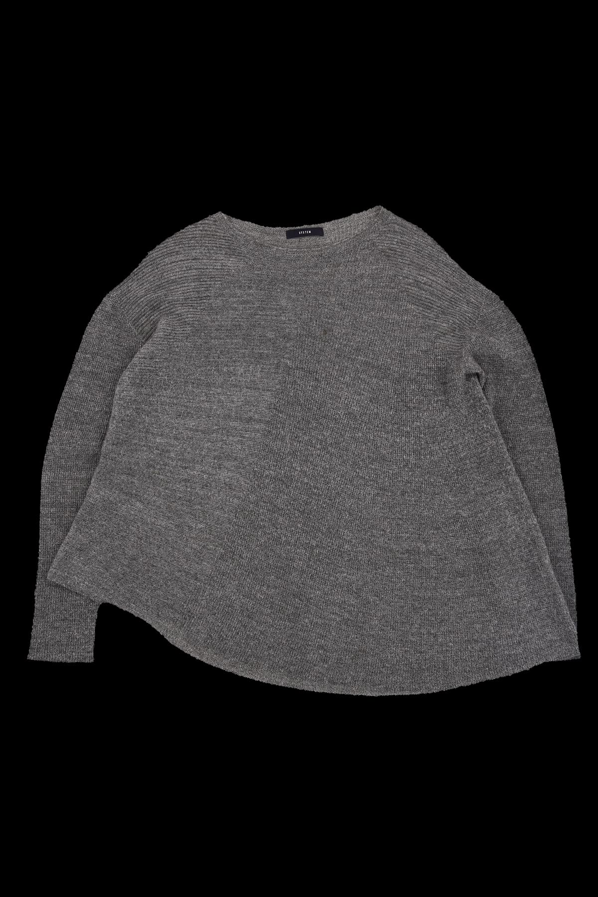 라운드 니트 티셔츠