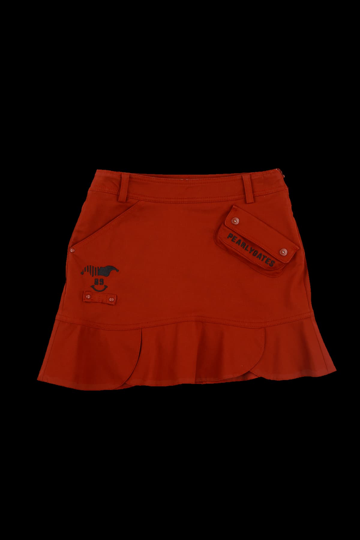 단추 포켓 스커트