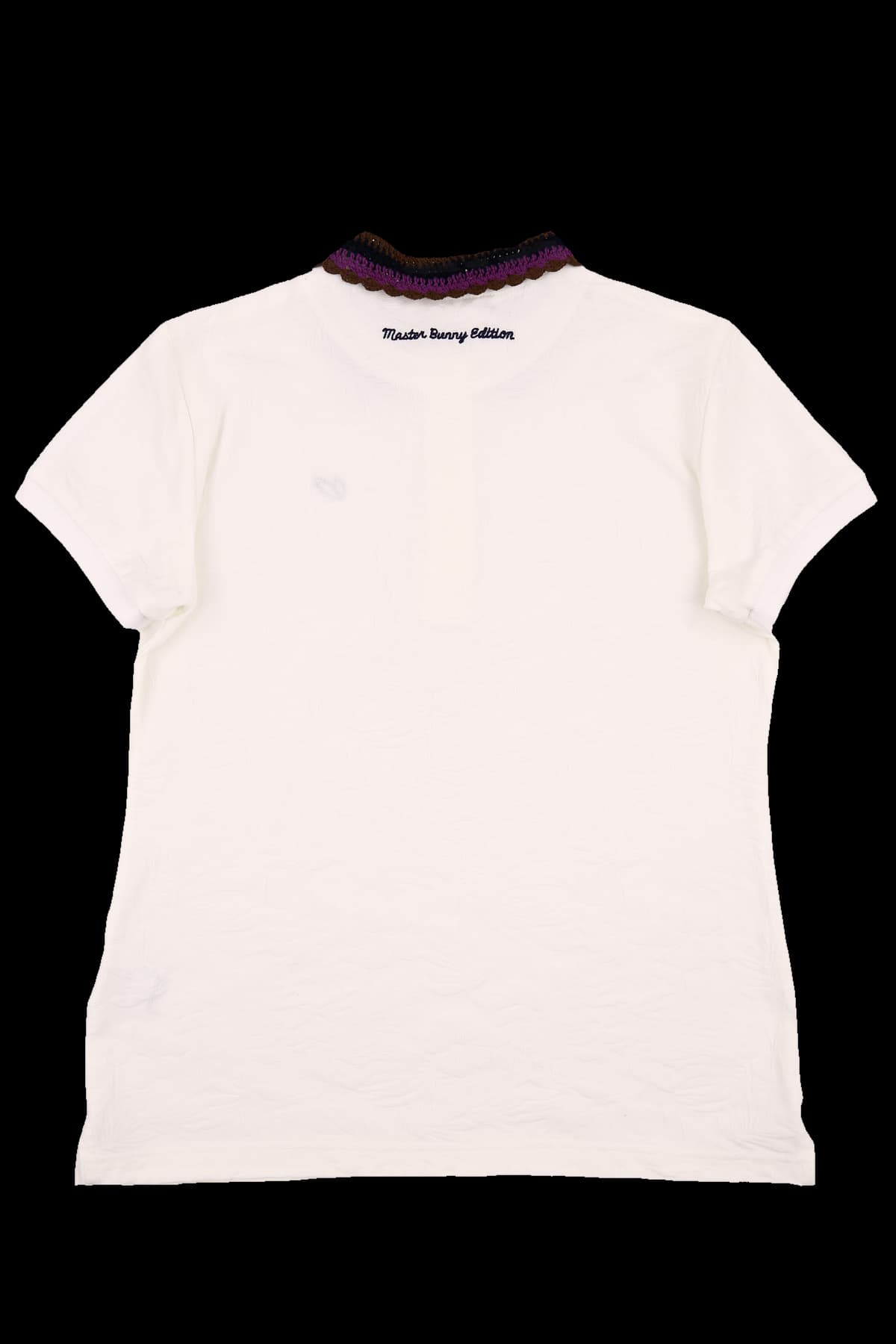 니트 넥 카라 반팔 티셔츠