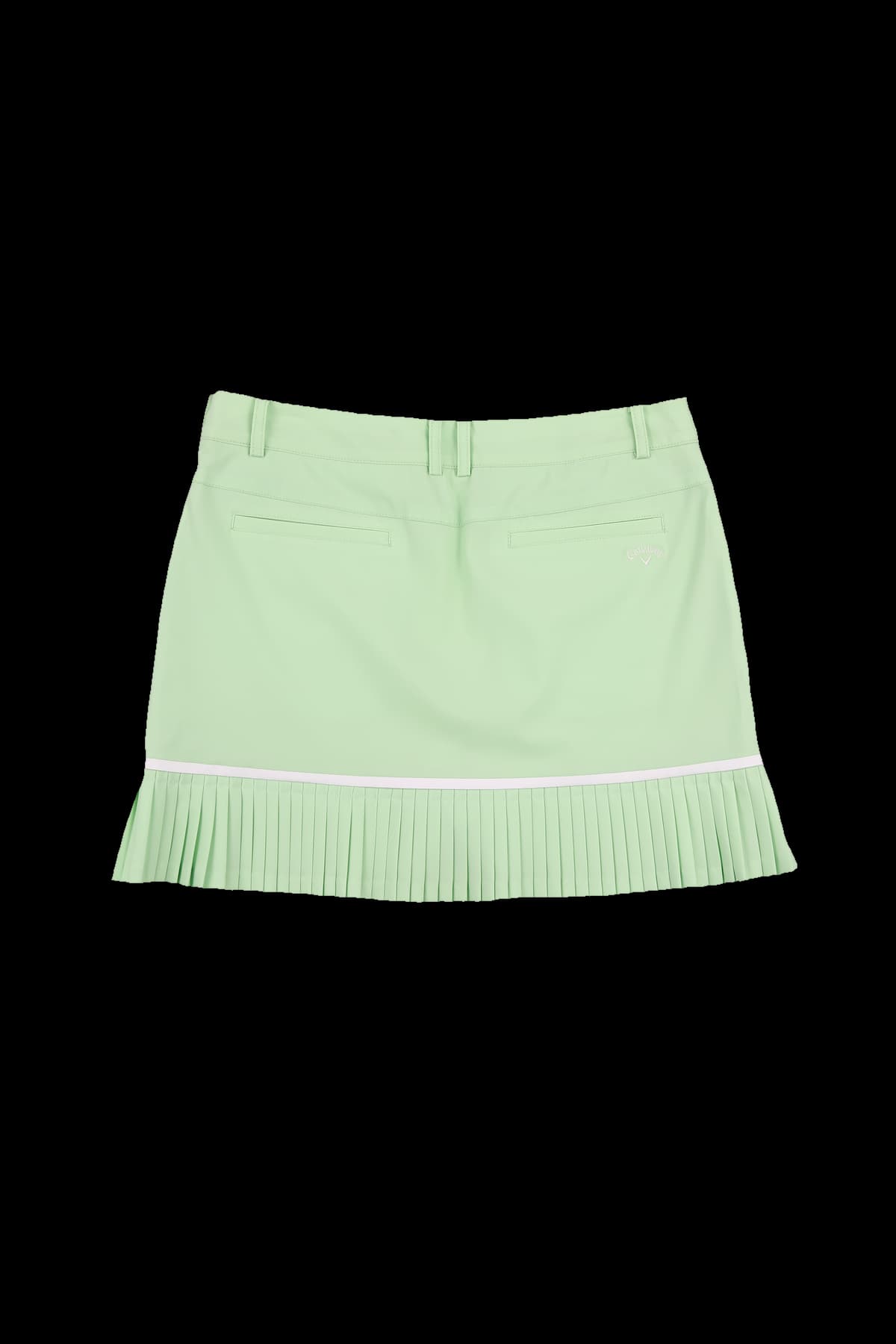 라인 플리츠 스커트