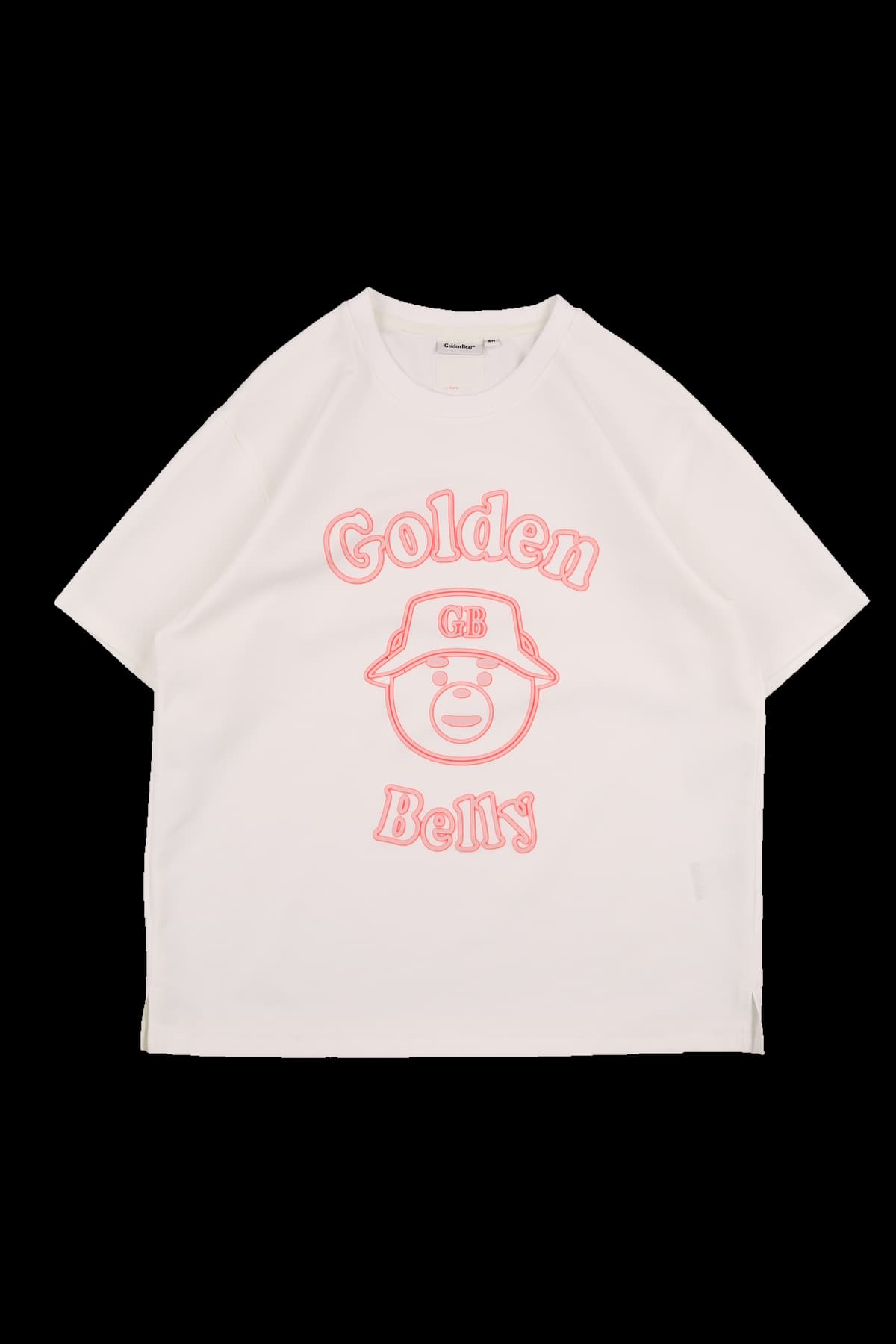 네온 포인트 반팔 티셔츠