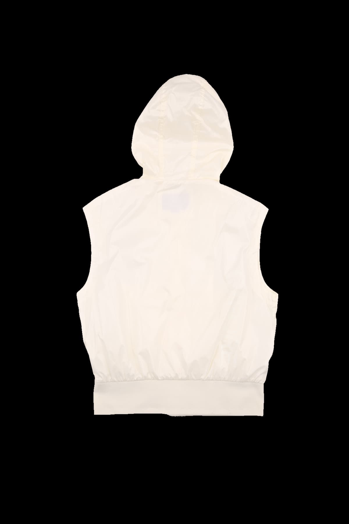 경량 슬리브리스 후드 바람막이