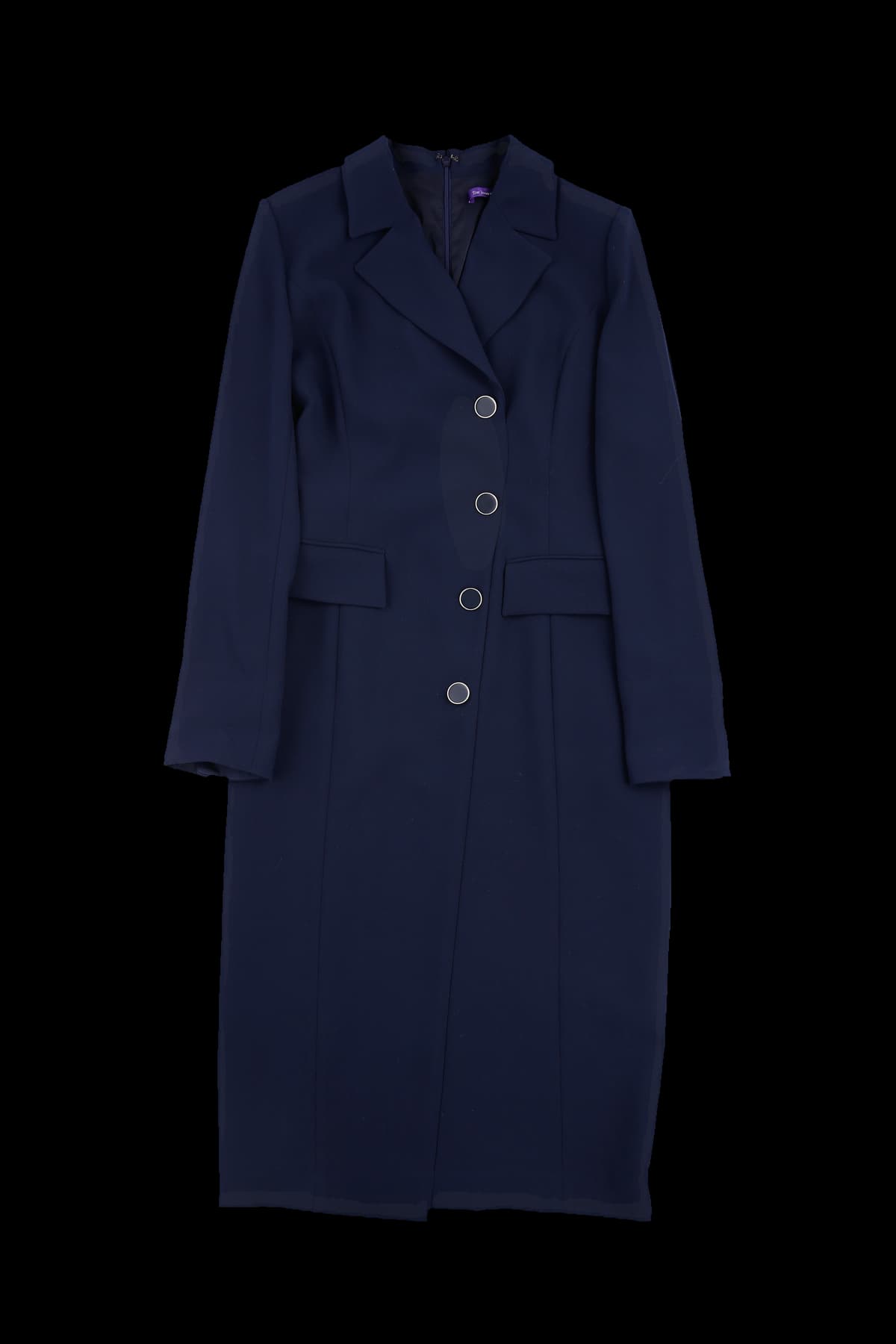 버튼 카라 원피스