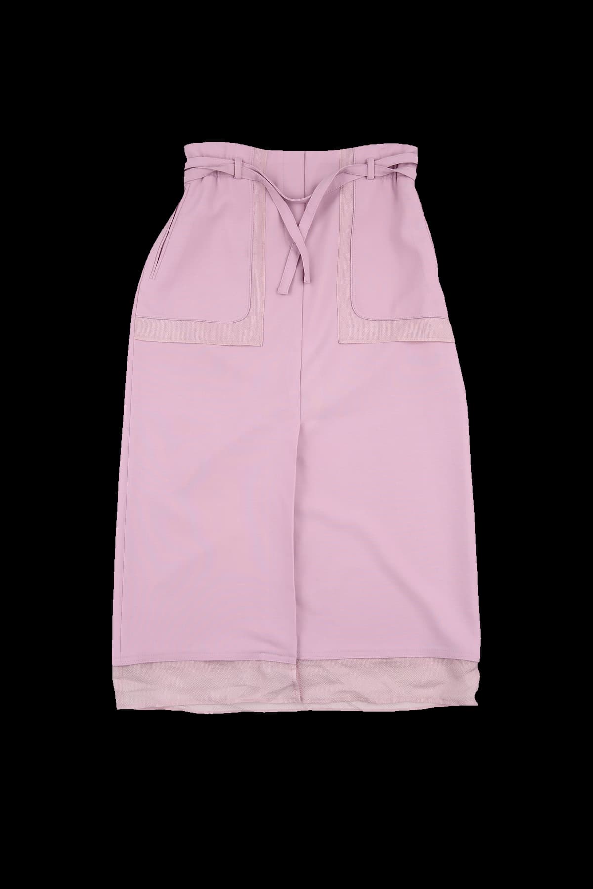 벨티드 아웃포켓 트임 스커트