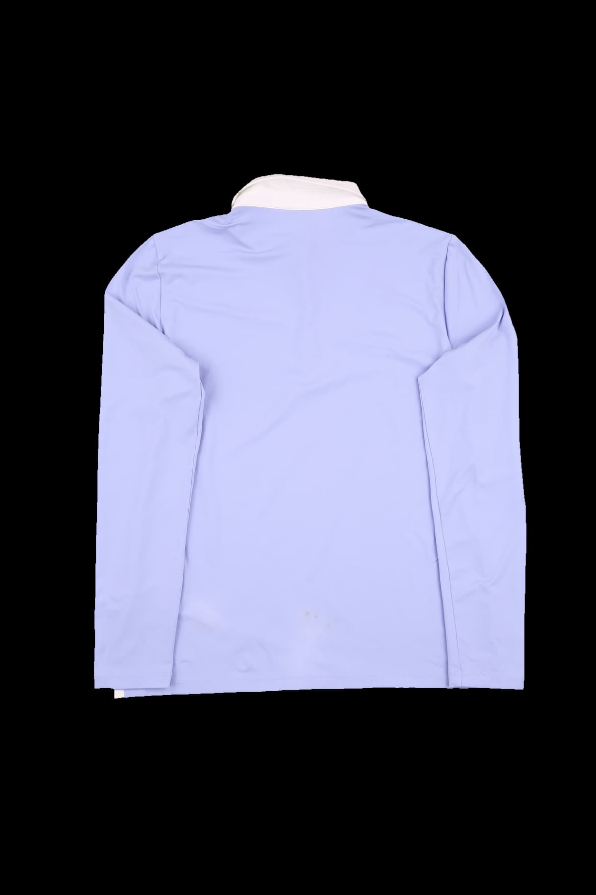 배색 카라 긴팔 티셔츠