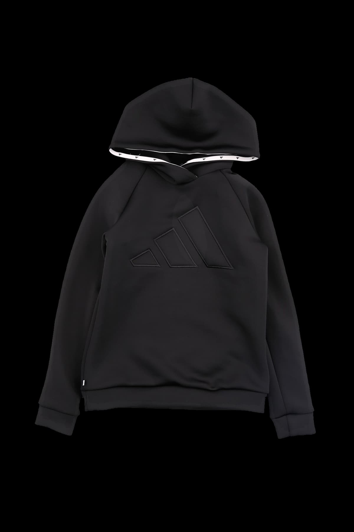 로고 후드 긴팔 티셔츠