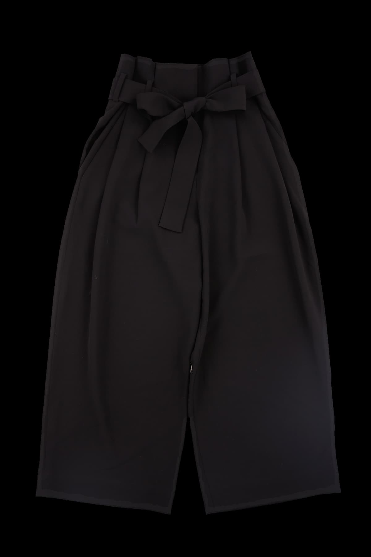 더블 핀턱 벌룬 와이드 슬랙스