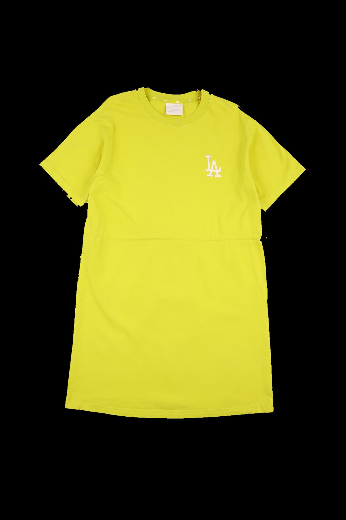 스트링 반팔 원피스