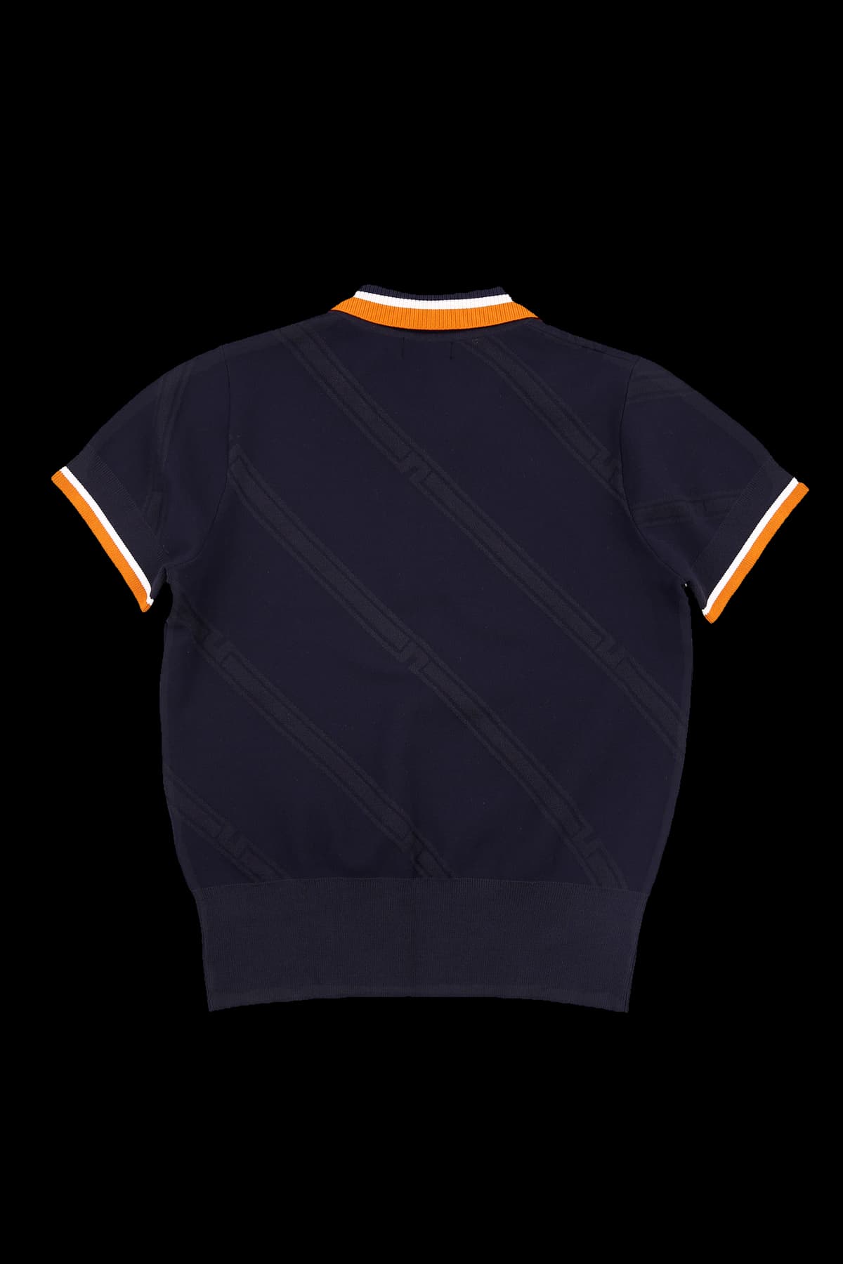 컬러 포인트 베이직 반팔 니트