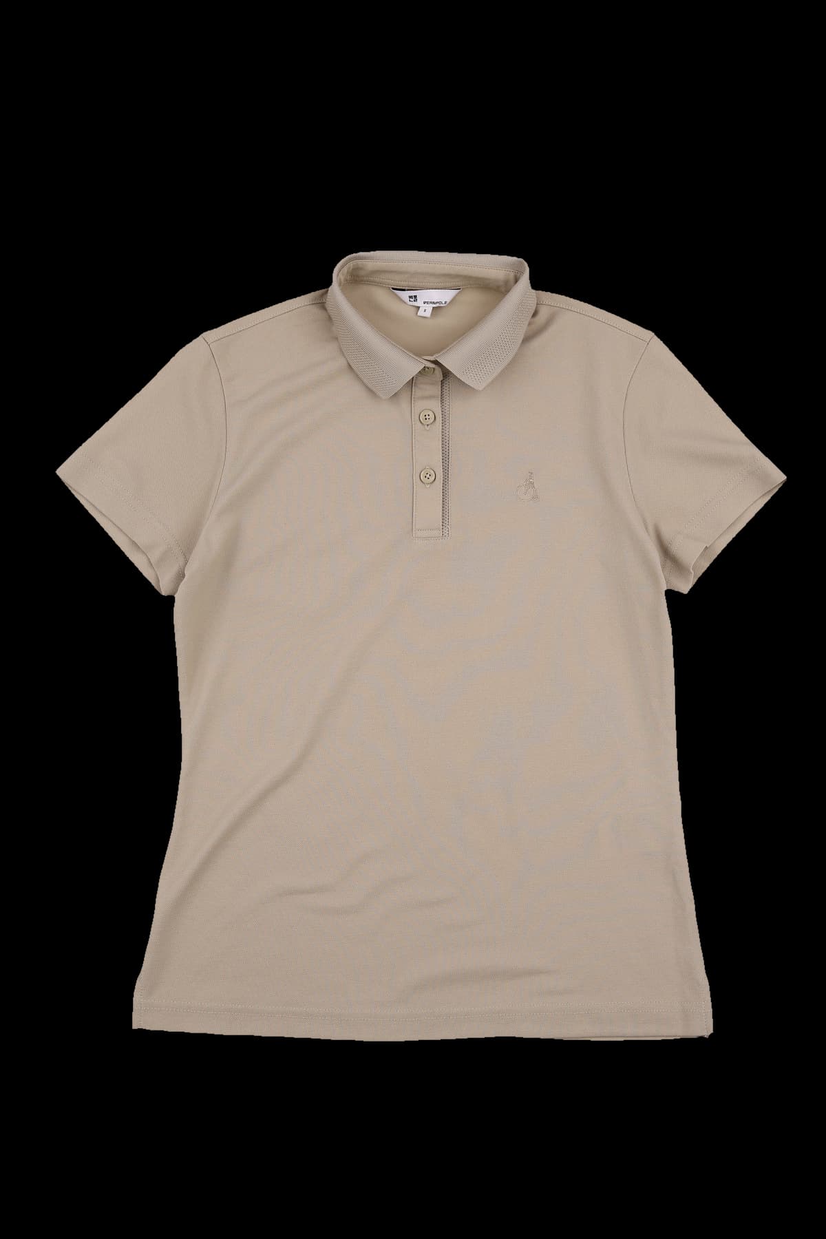 로고 카라 반팔 티셔츠