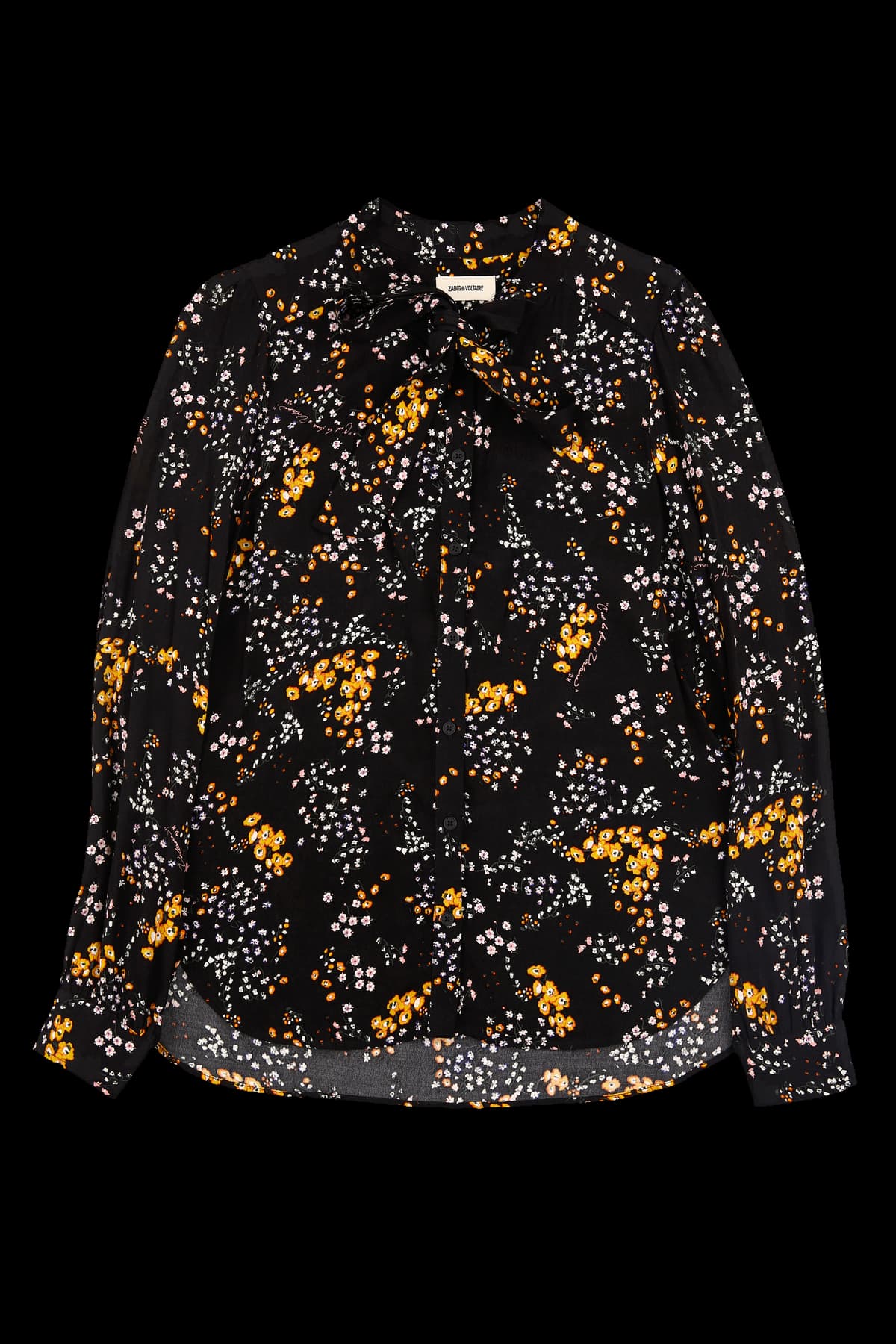 플로럴 블라우스
