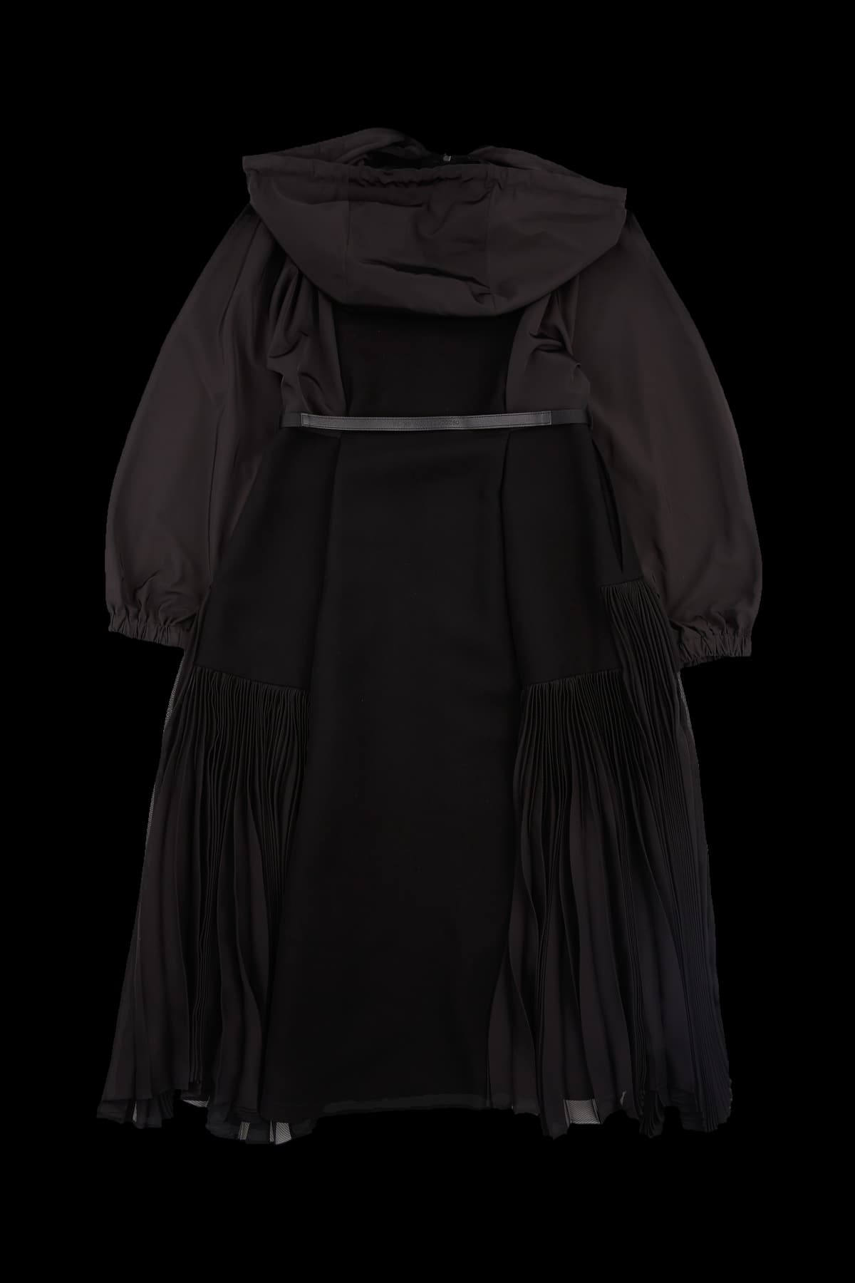 후드 탈부착 원피스