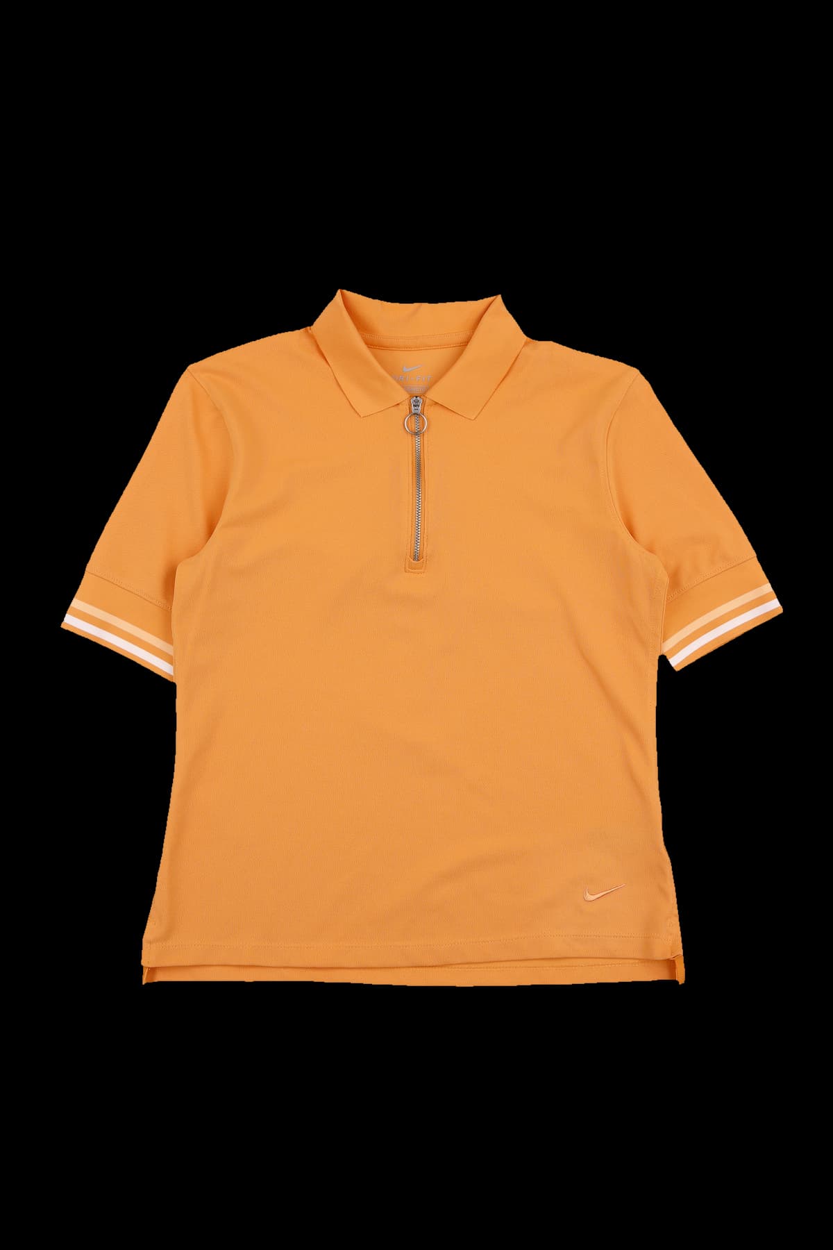 하프 집업 카라 반팔 티셔츠