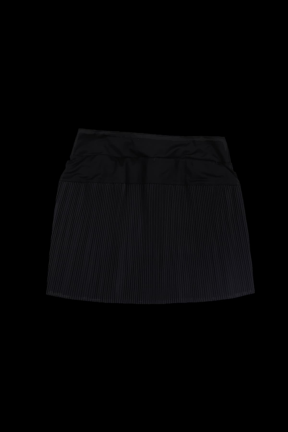 플리츠 절개 라인 스커트