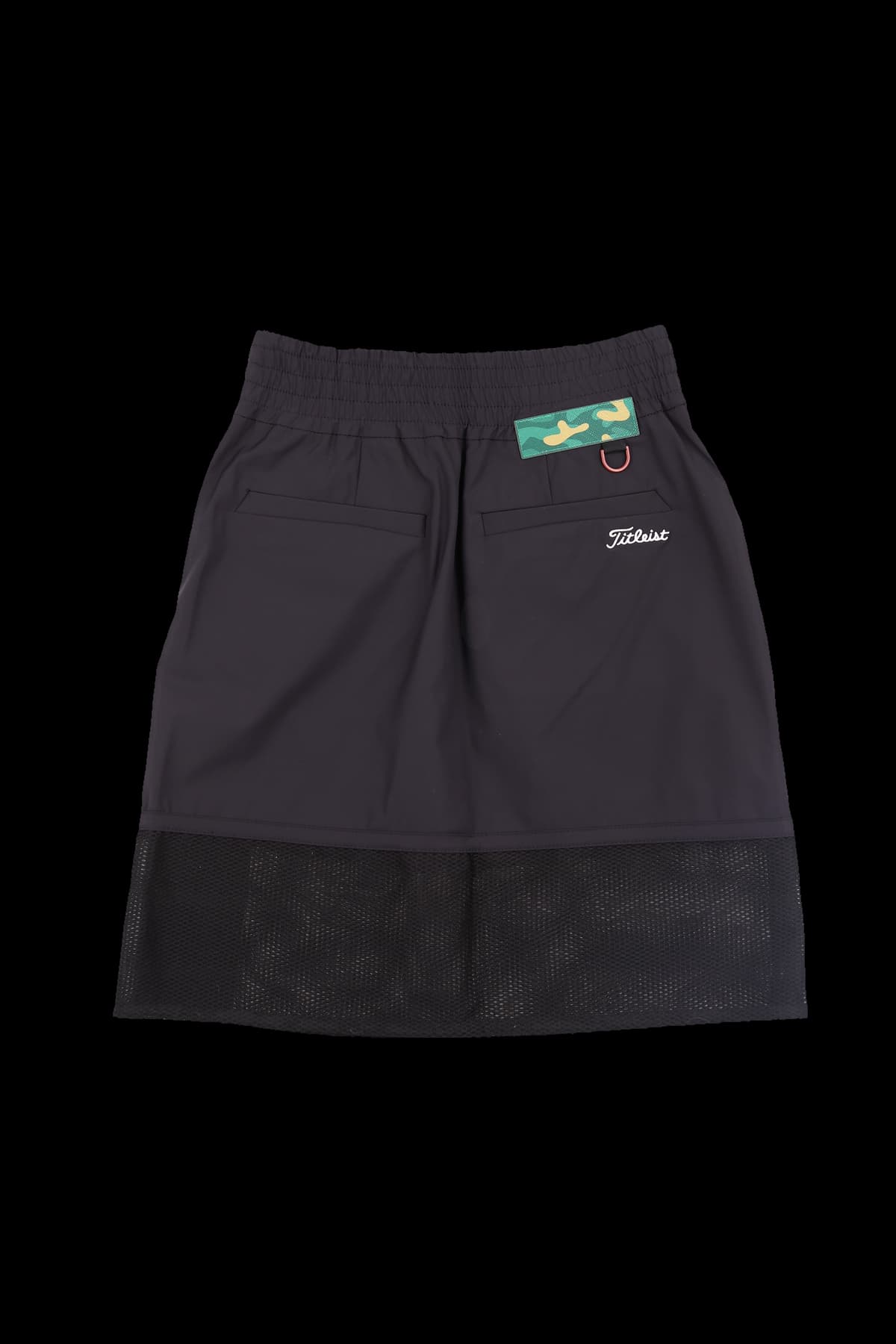 메쉬 헴라인 스커트