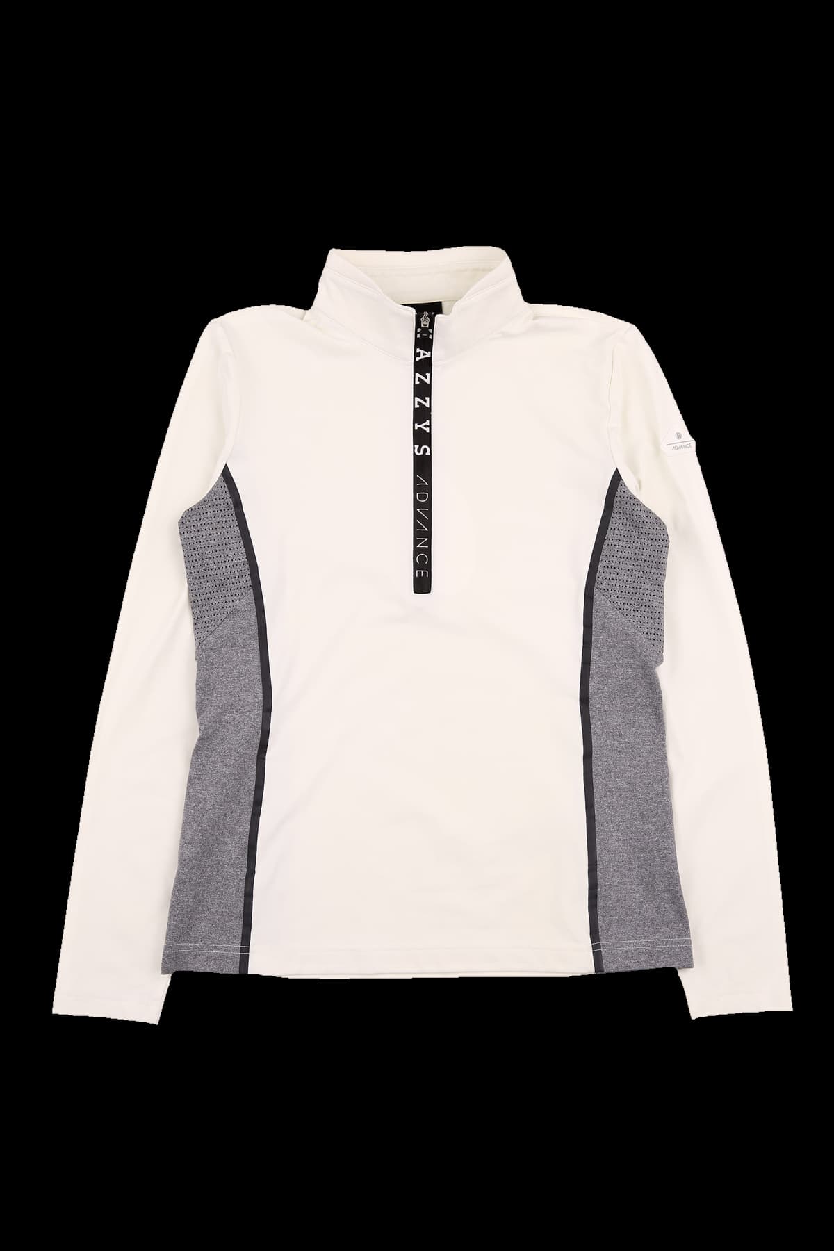 스트레치 하프 집업 티셔츠