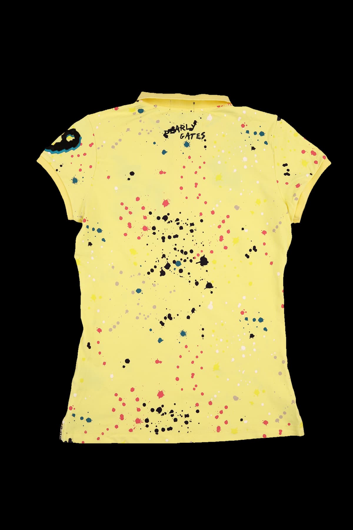 프린팅 카라 반팔 티셔츠