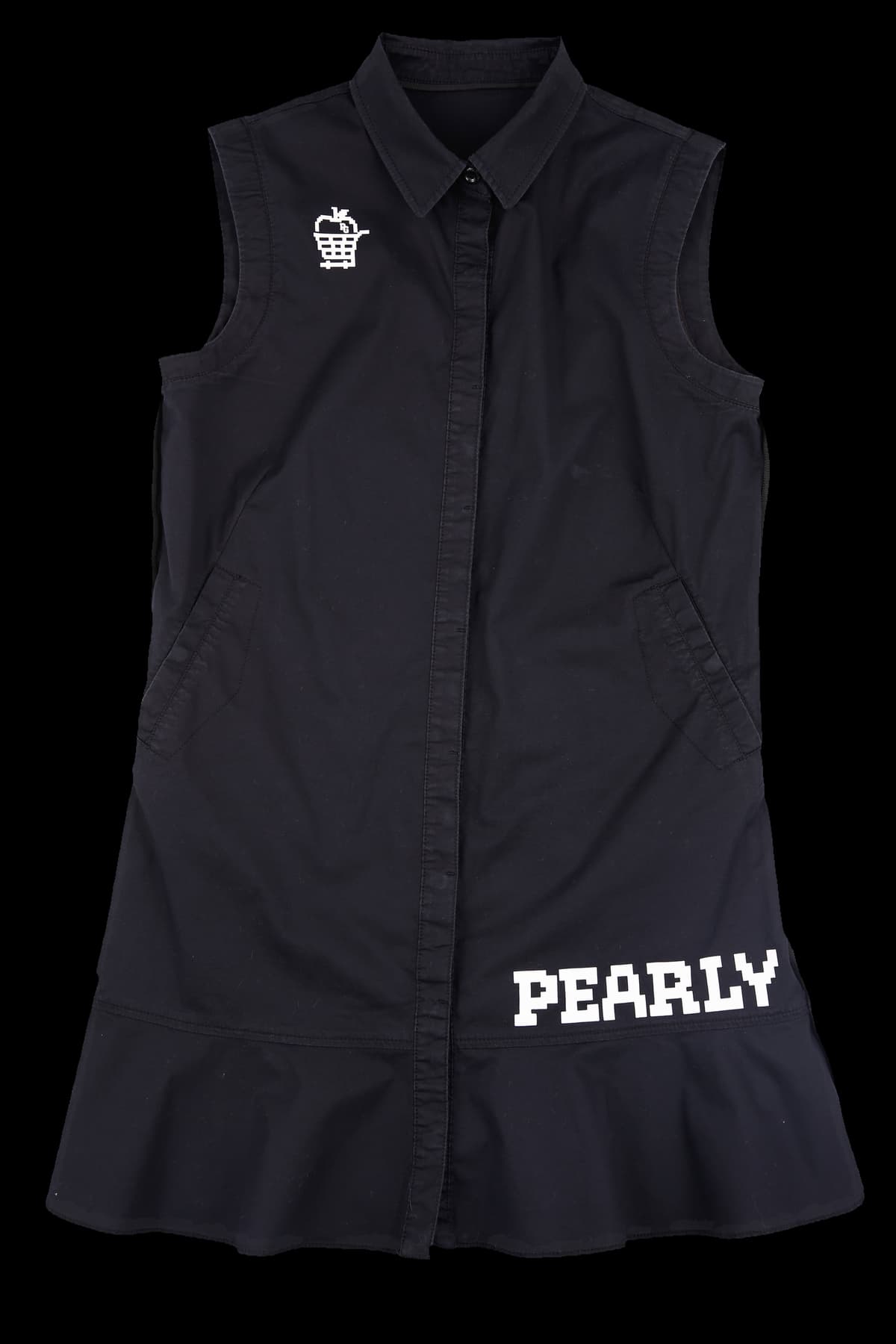 카라 슬리브리스 원피스