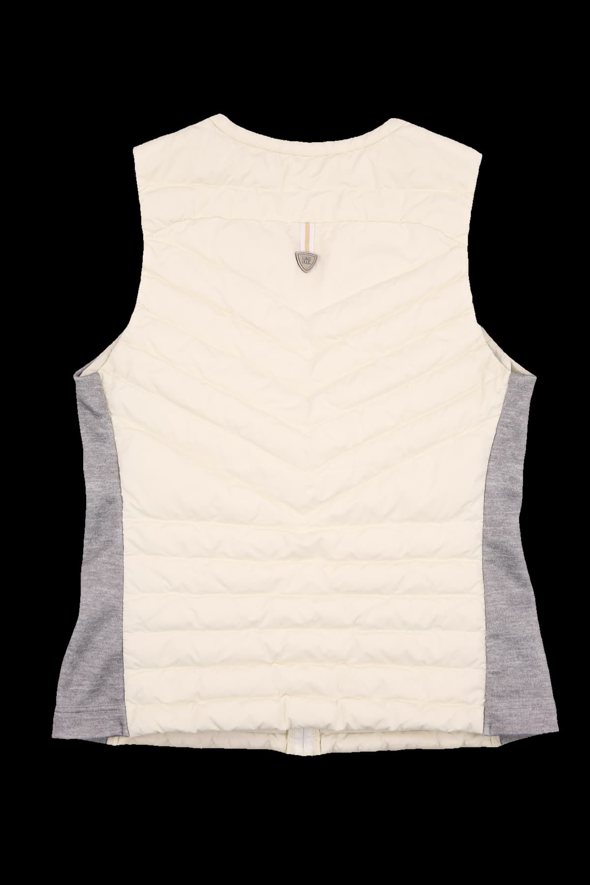 배색 패딩 베스트