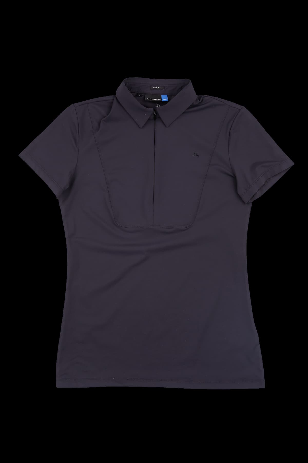 스트레치 하프집업 반팔 카라티