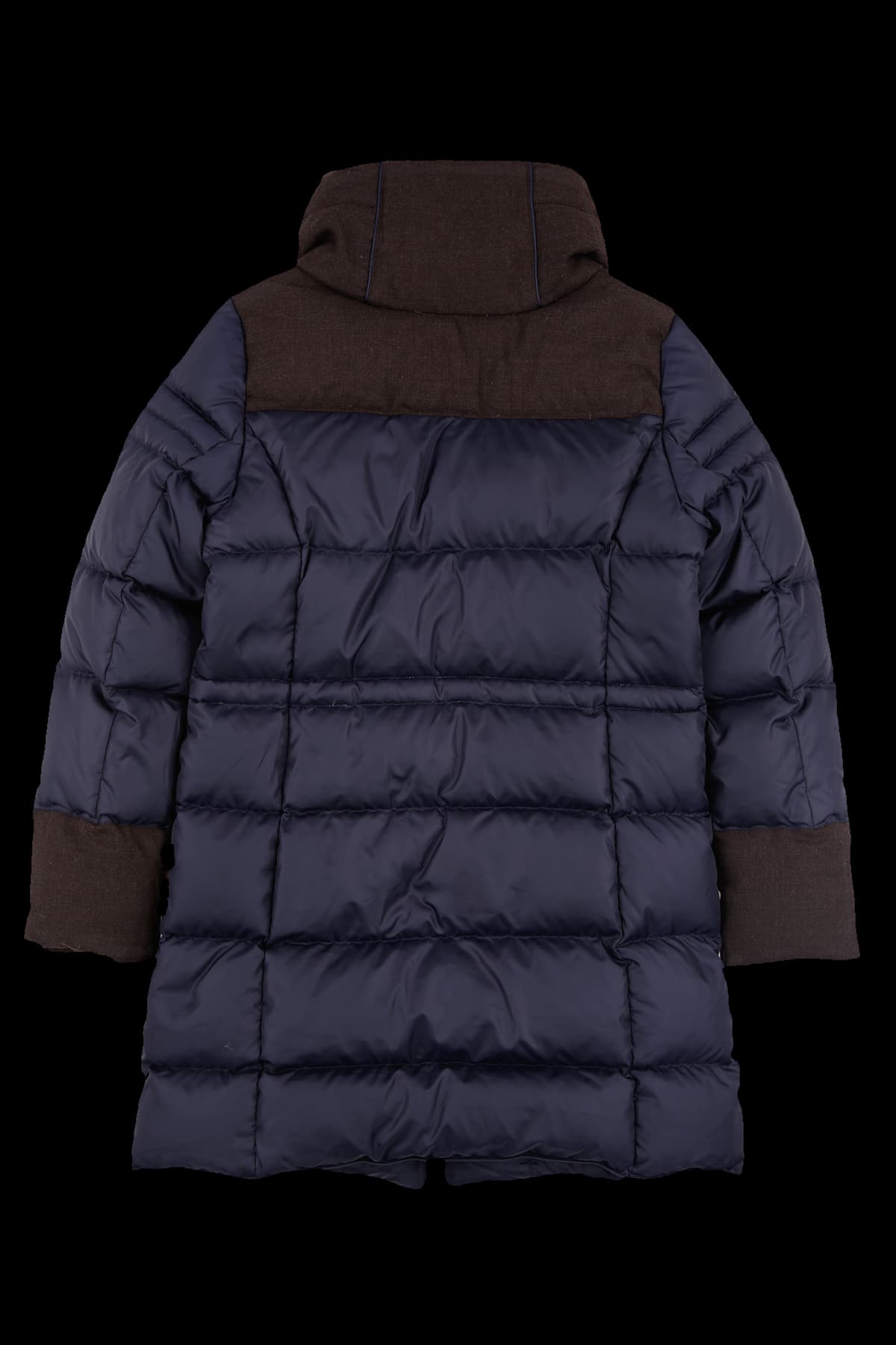 배색 패딩 점퍼