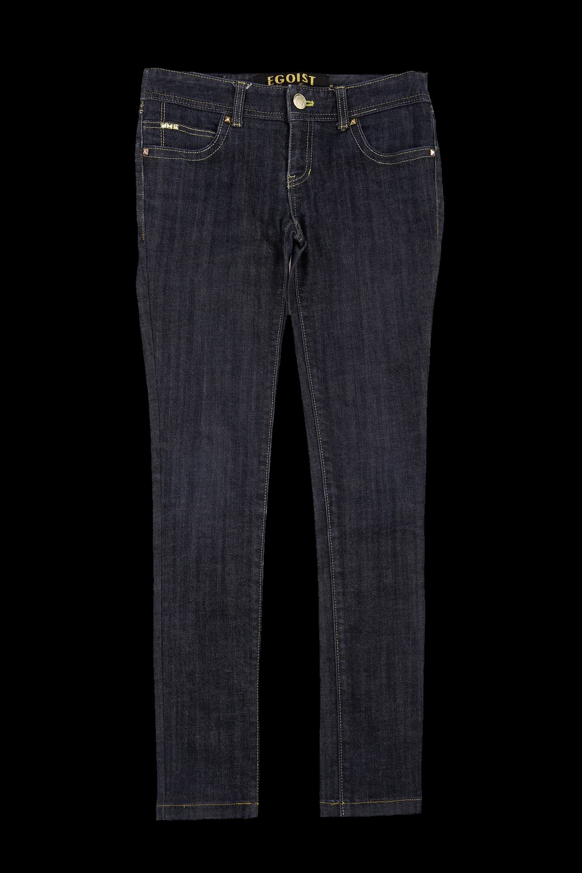 인디고 슬림 데님 팬츠