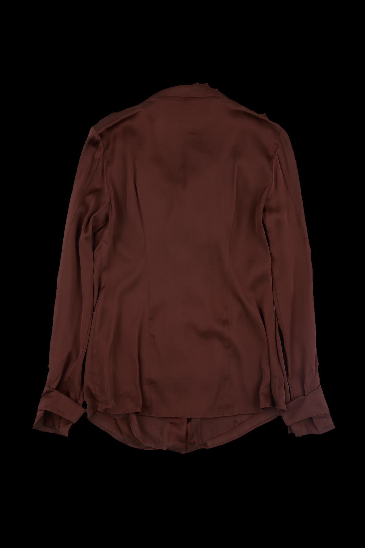 긴팔 프릴 블라우스