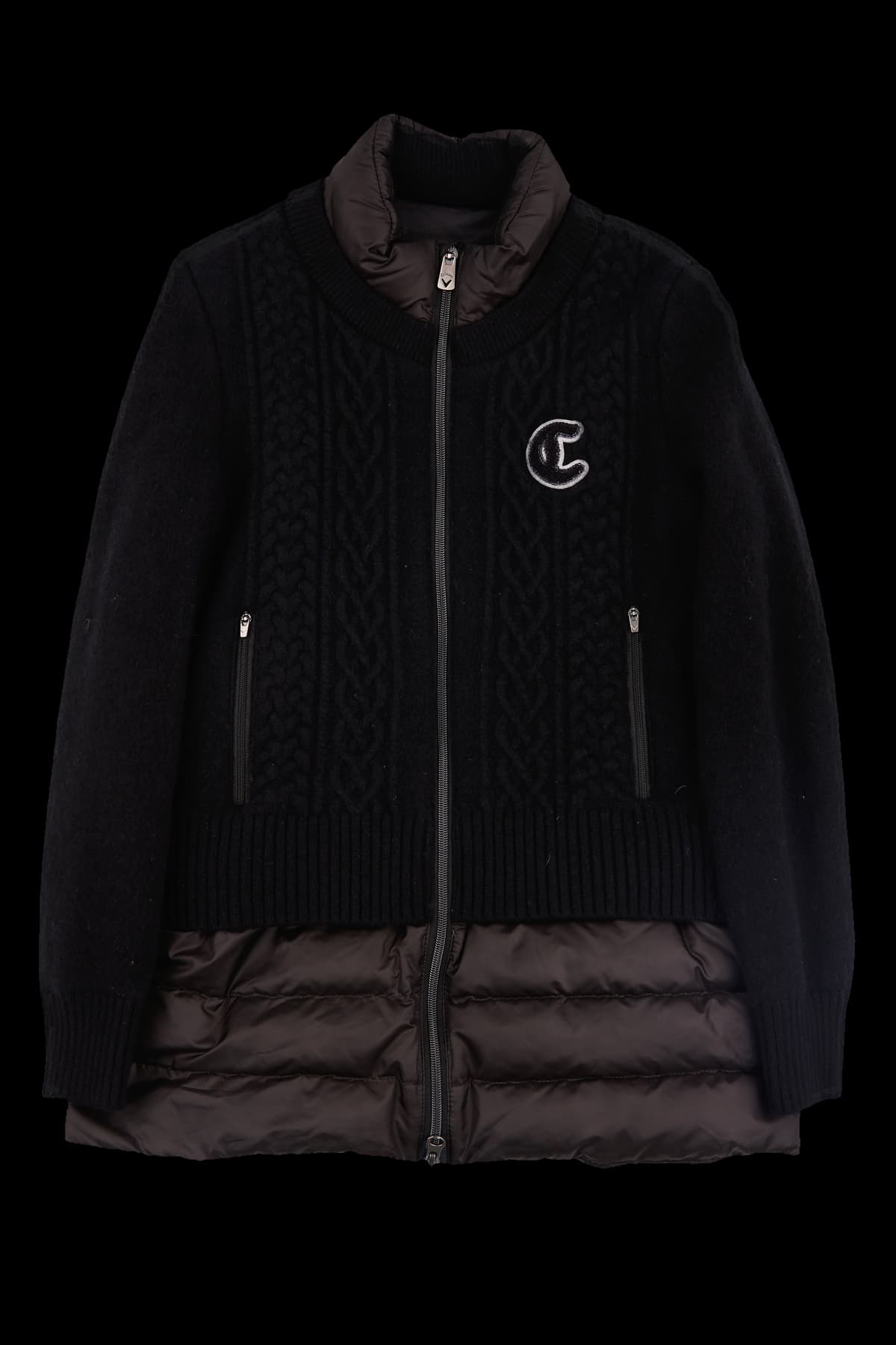 니트 블렌드 패딩