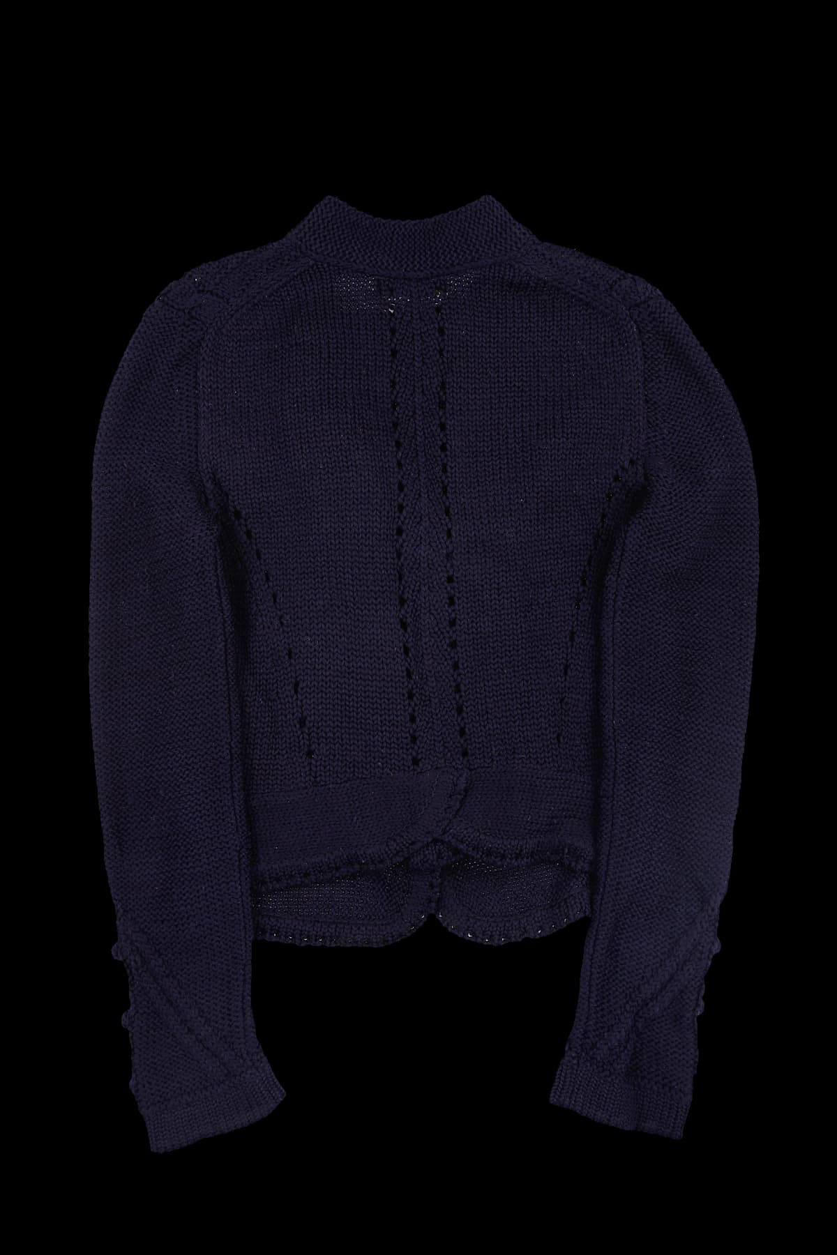 니트 버튼 가디건