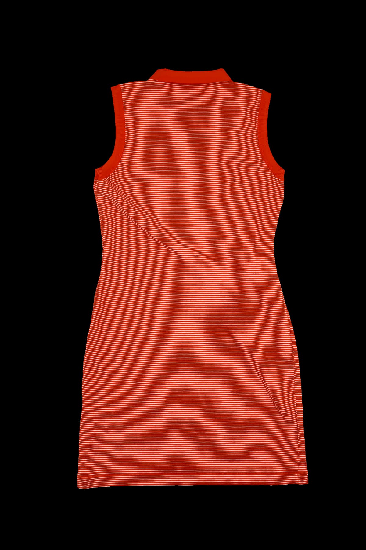 민소매 스트라이프 카라 원피스