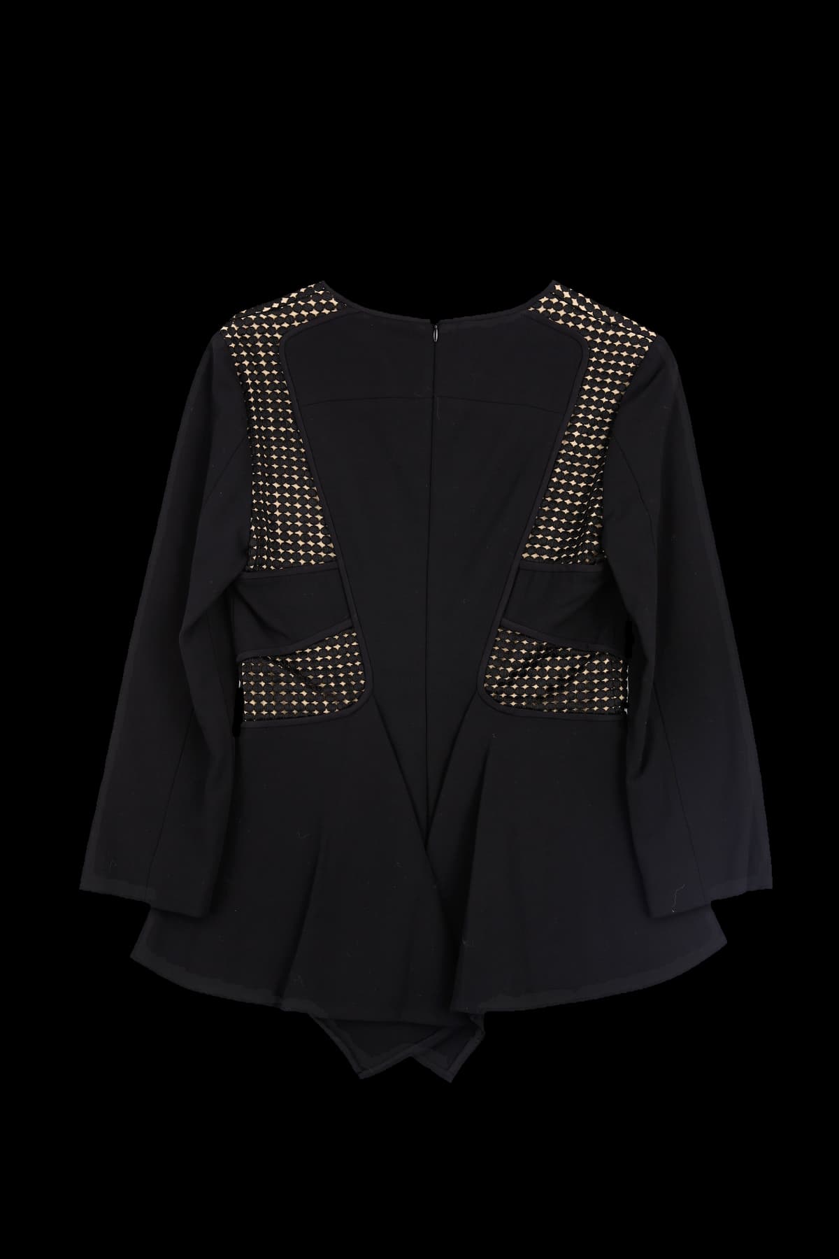 도트 패턴 블라우스