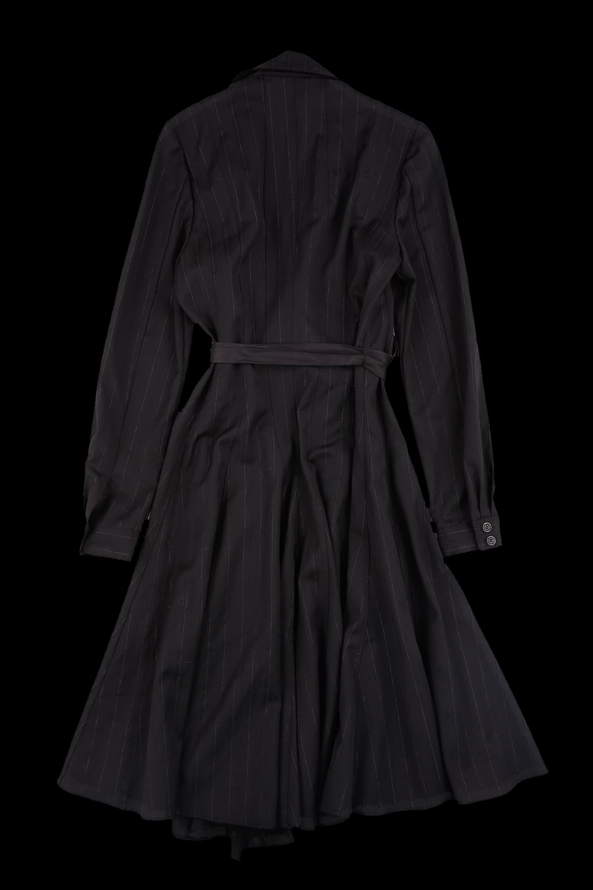 핀 스트라이프 코트