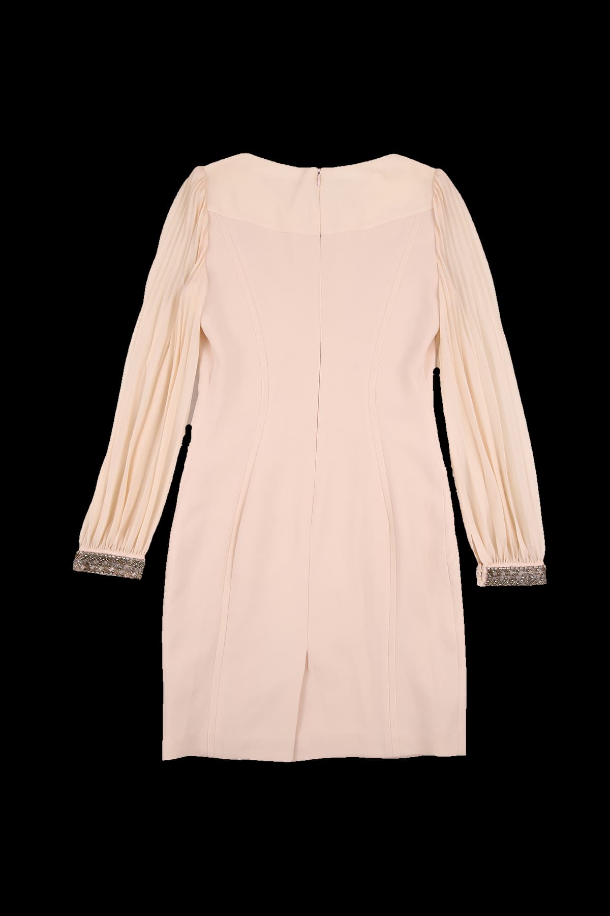 소매 큐빅 원피스