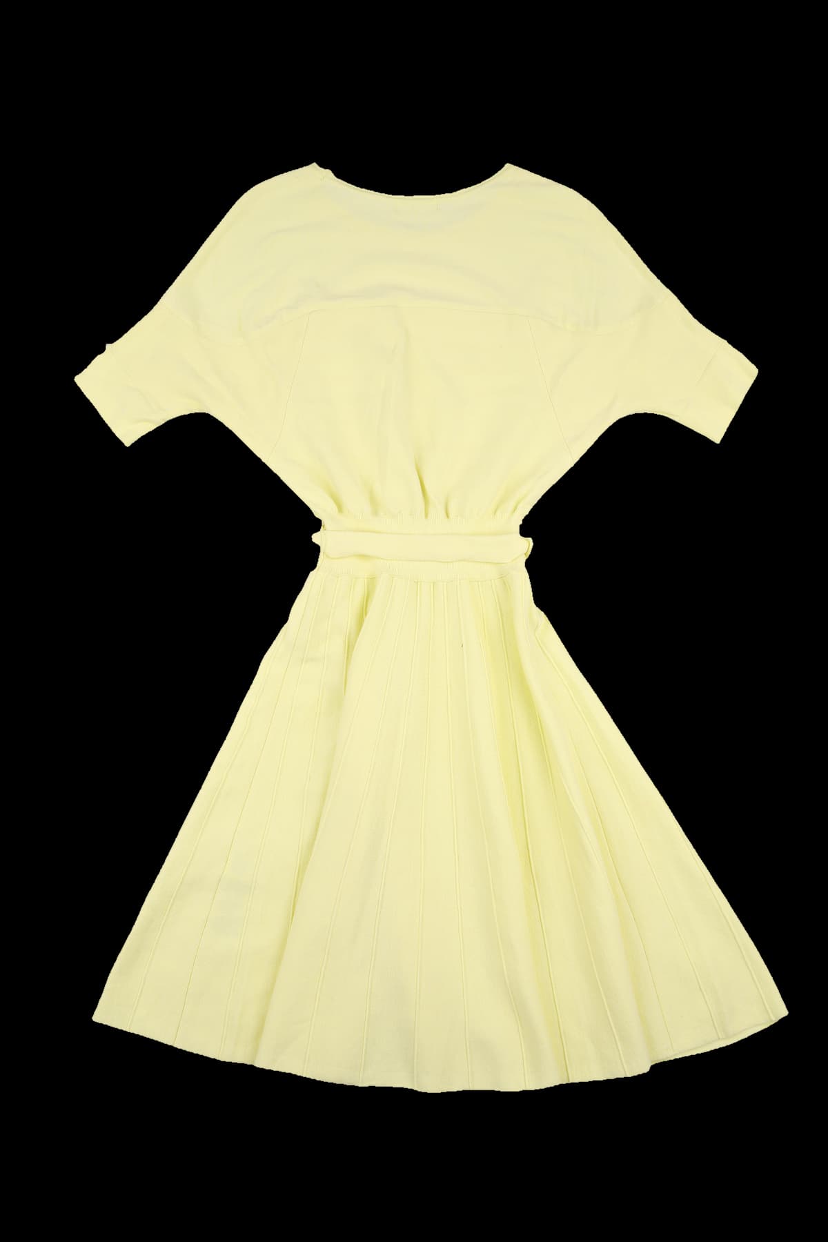 반팔 고리벨트 원피스