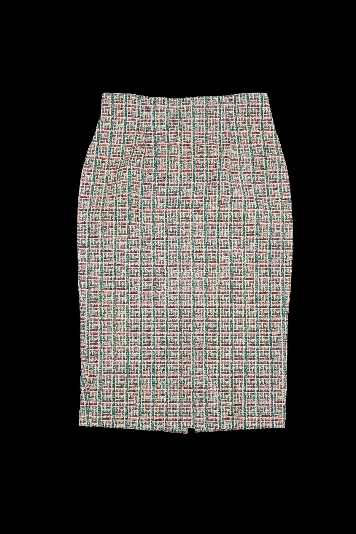 트위드 롱 스커트