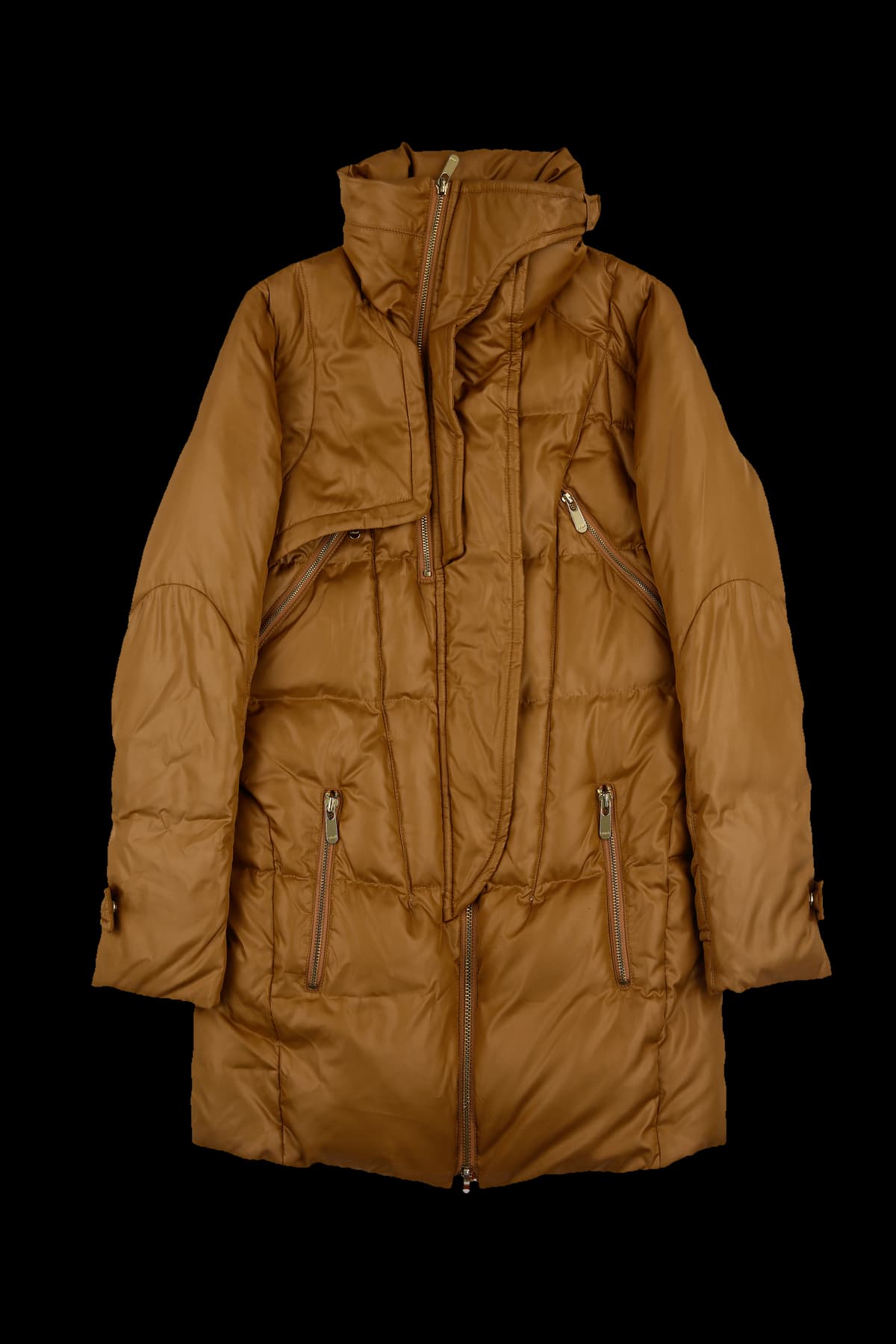 오리솜털 집업 점퍼